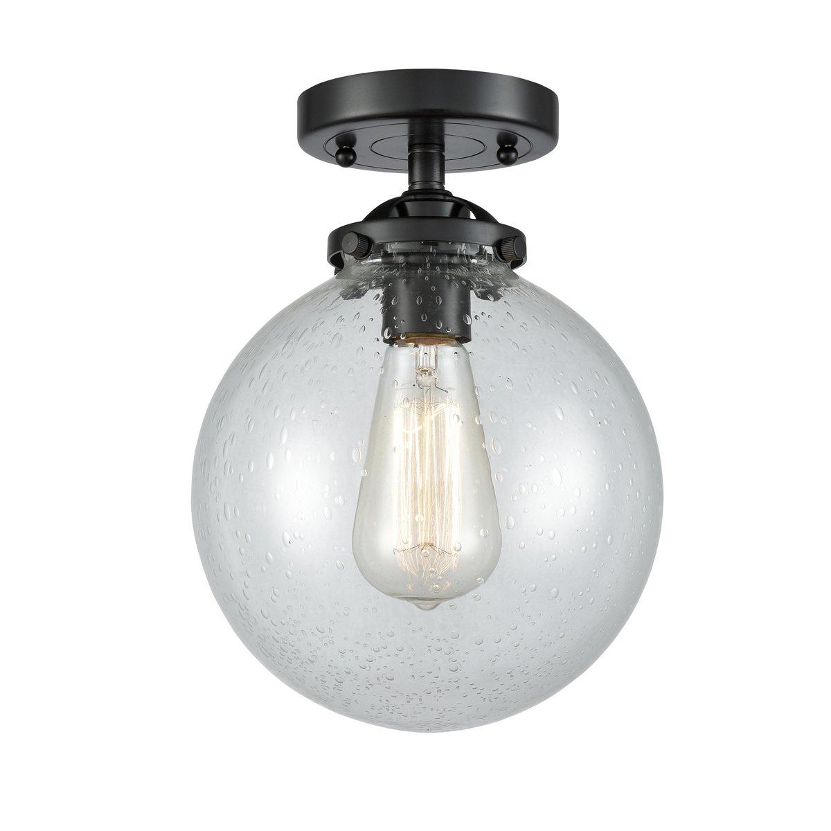 Mod Mix Seeded Globe Semi-Flush Ceiling Light - Large