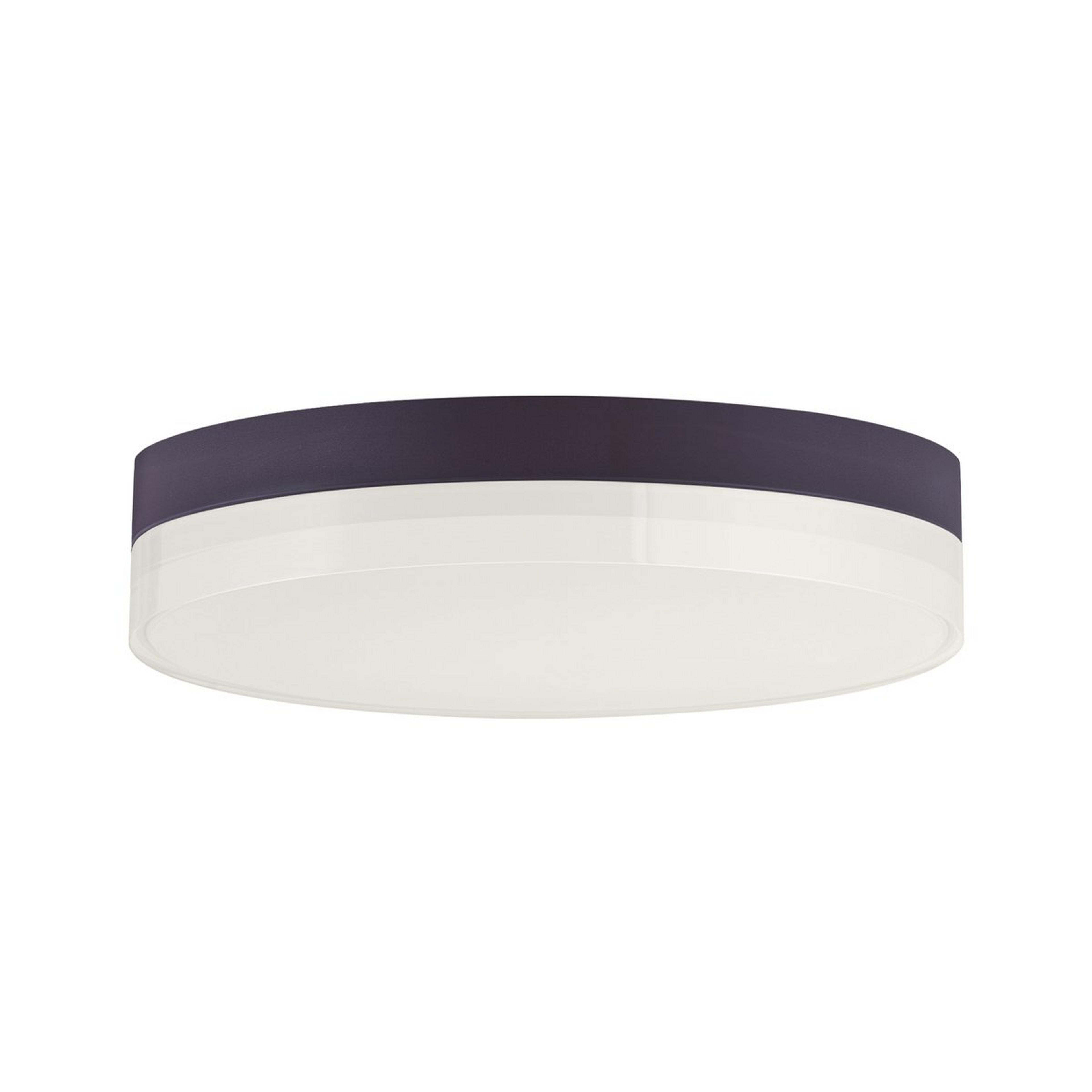A Minimalistic Disk LED Ceiling Light - Large with Bronze color