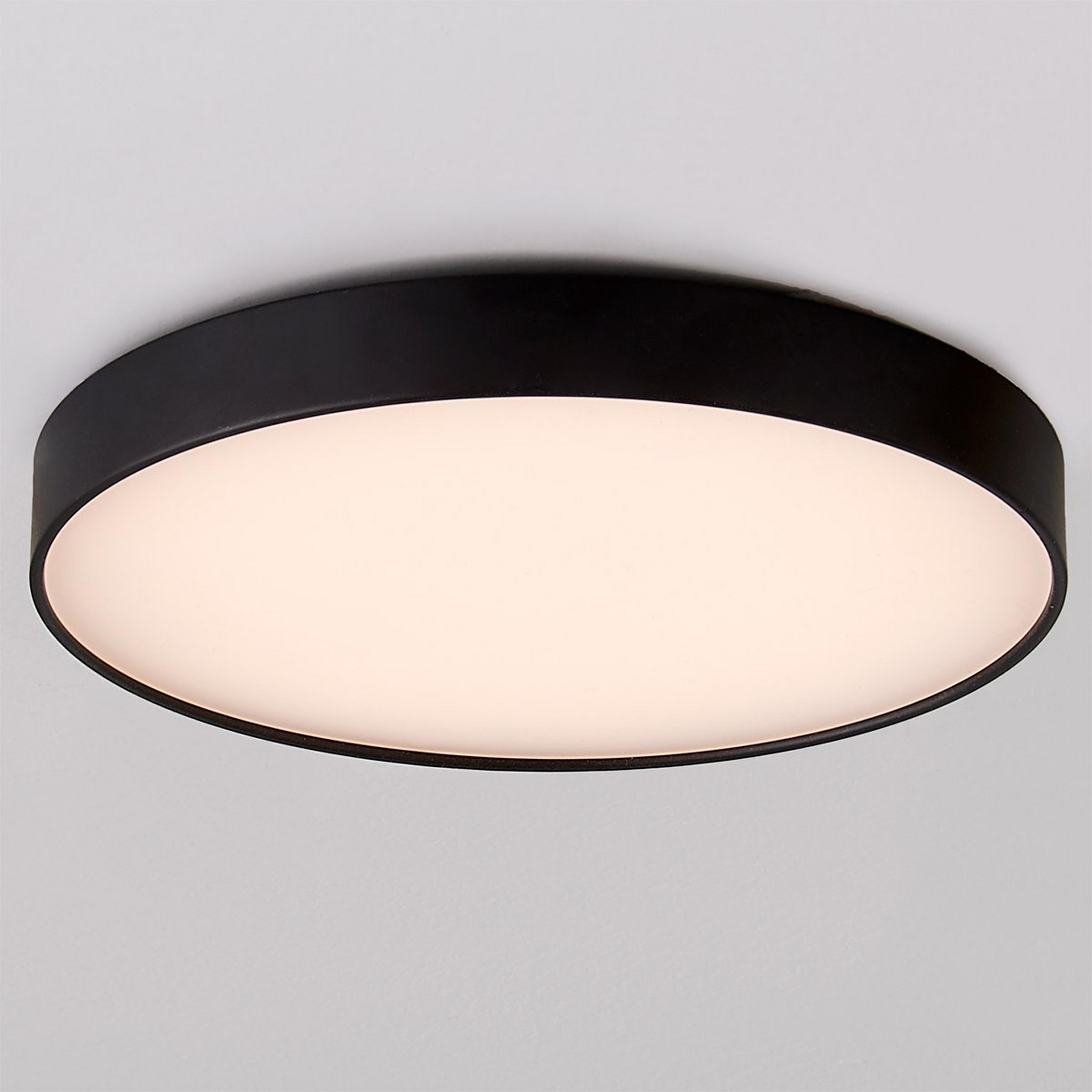 A Slim Circular LED Ceiling Light - Medium with Black color