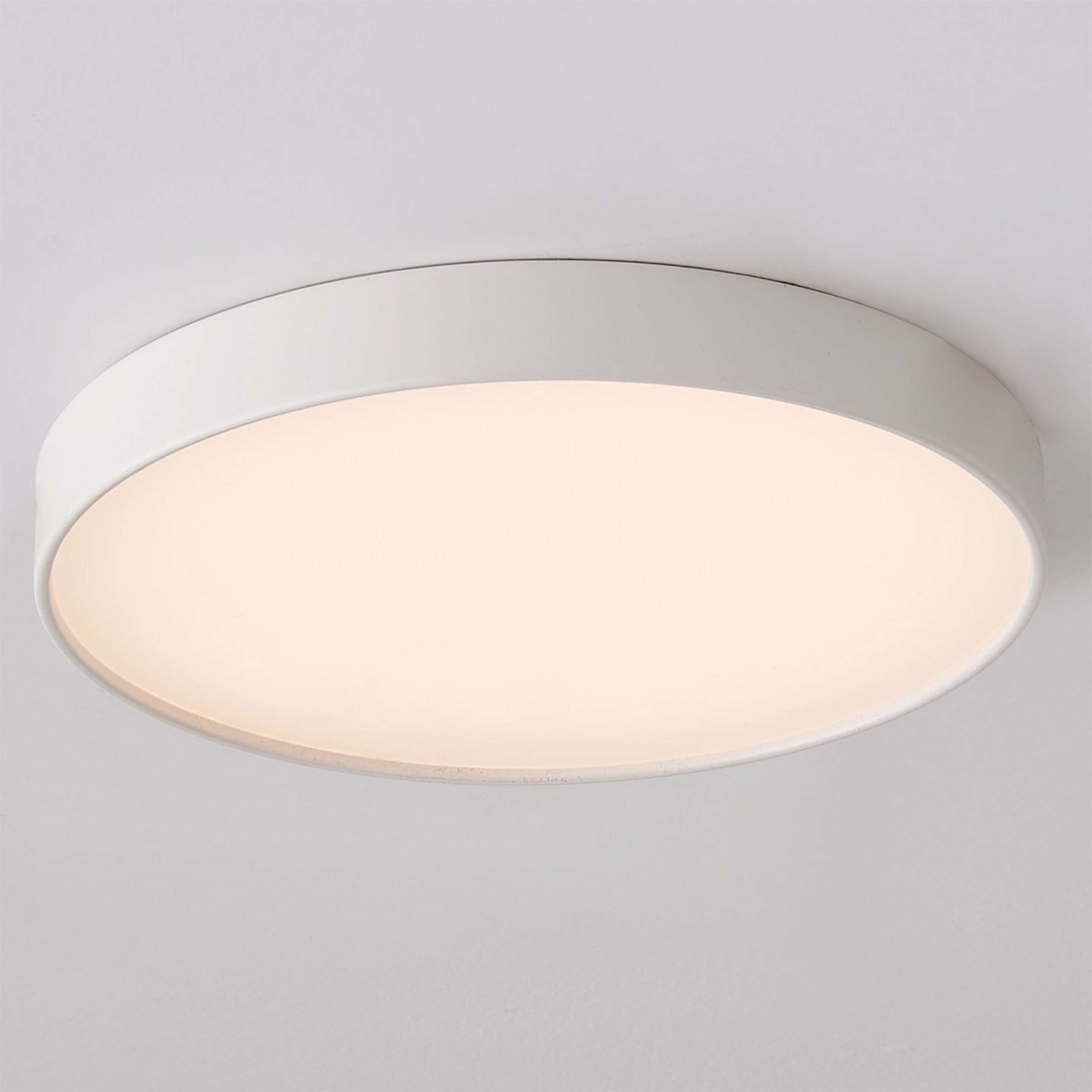 A Slim Circular LED Ceiling Light - Medium with White color