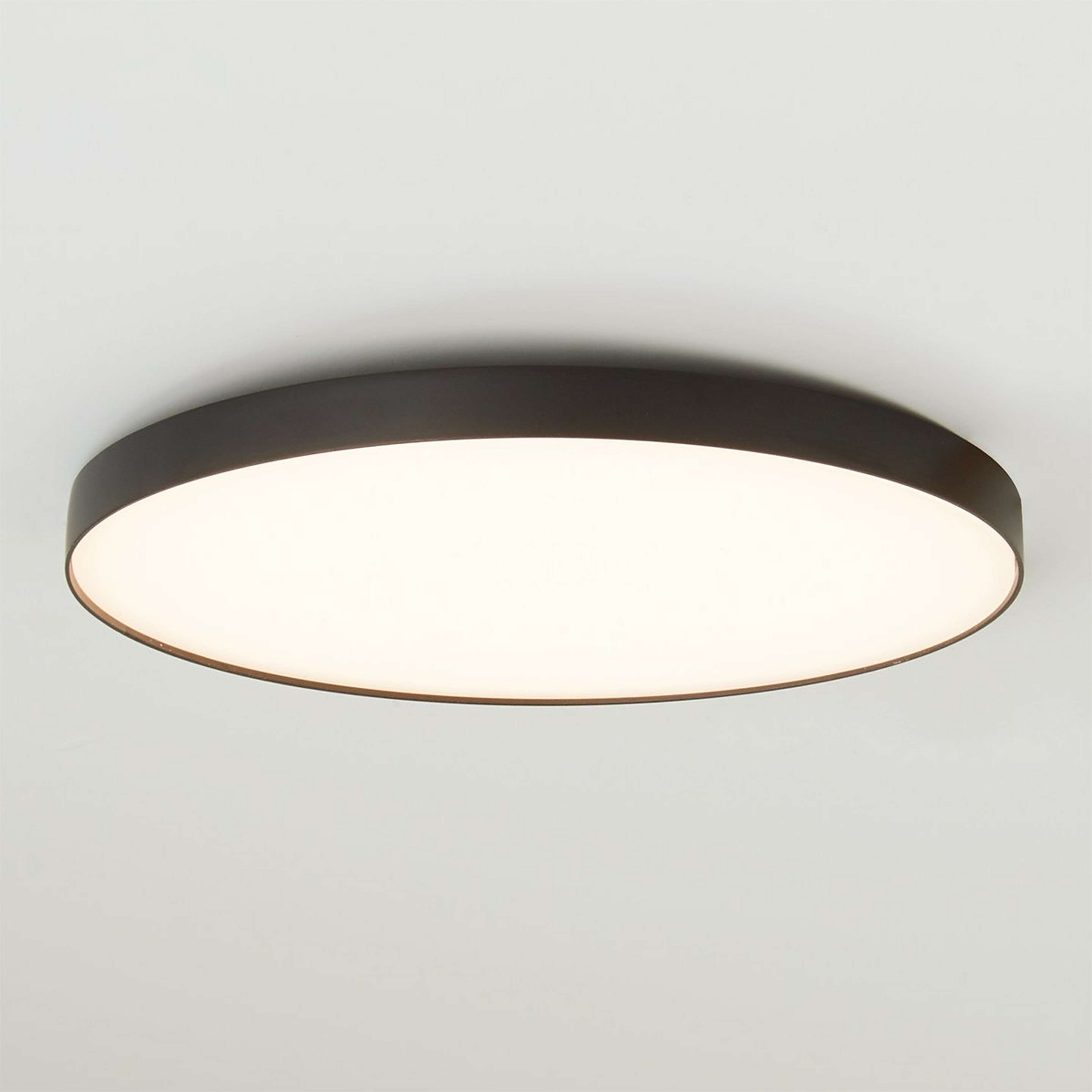 A Slim Circular LED Ceiling Light - X-Large with Black color