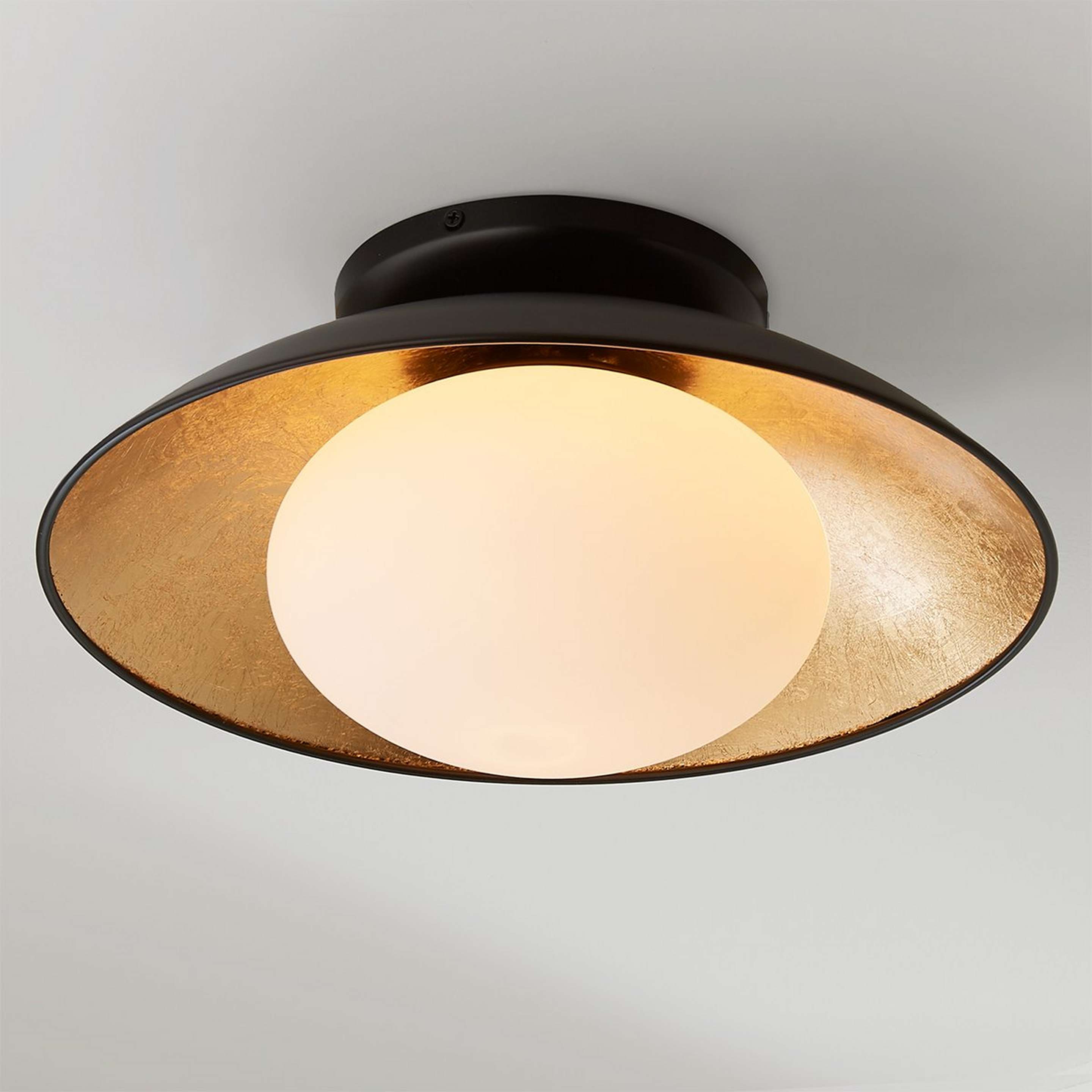 A Adrienne Convertible Light - Medium with Black / Gold Leaf color