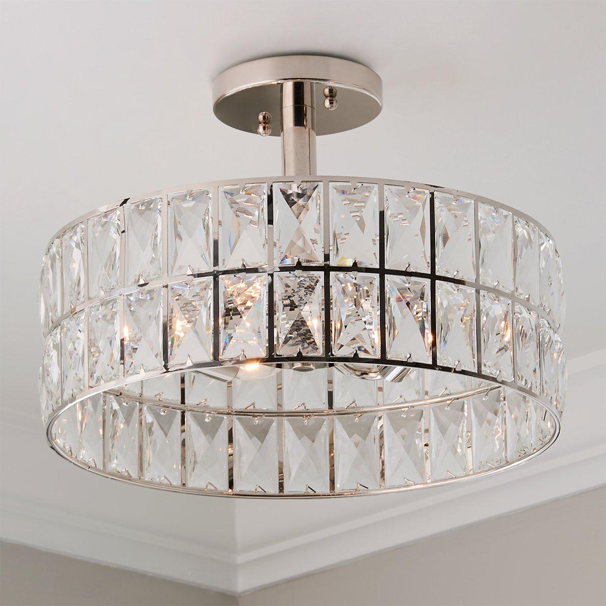 Glinting Glam Semi-Flush Ceiling Light