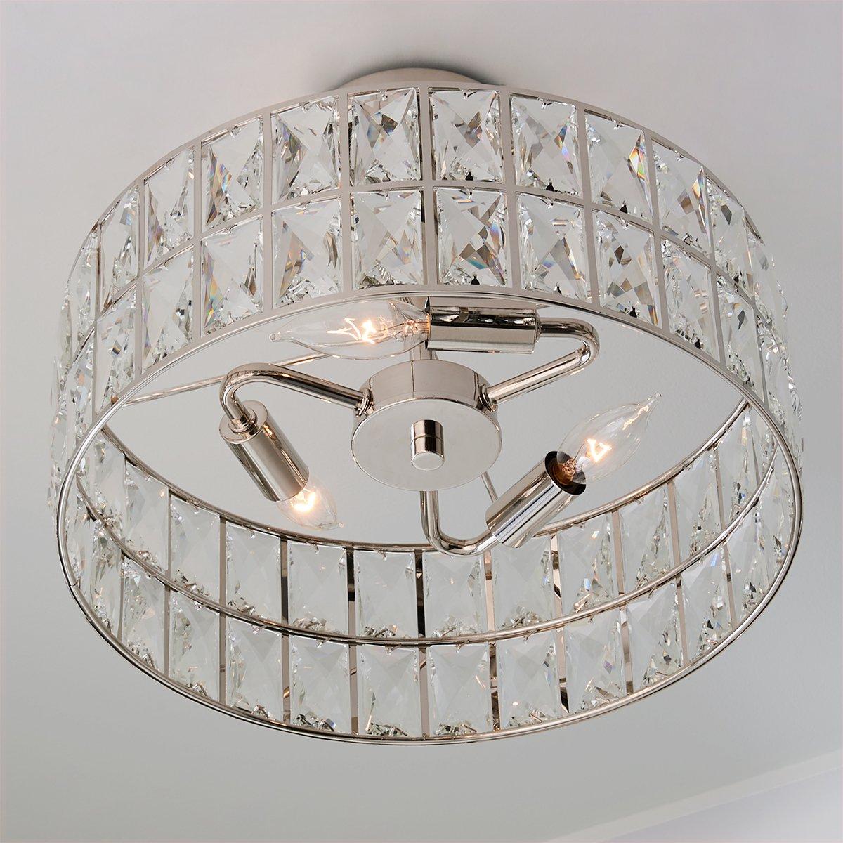 Glinting Glam Semi-Flush Ceiling Light