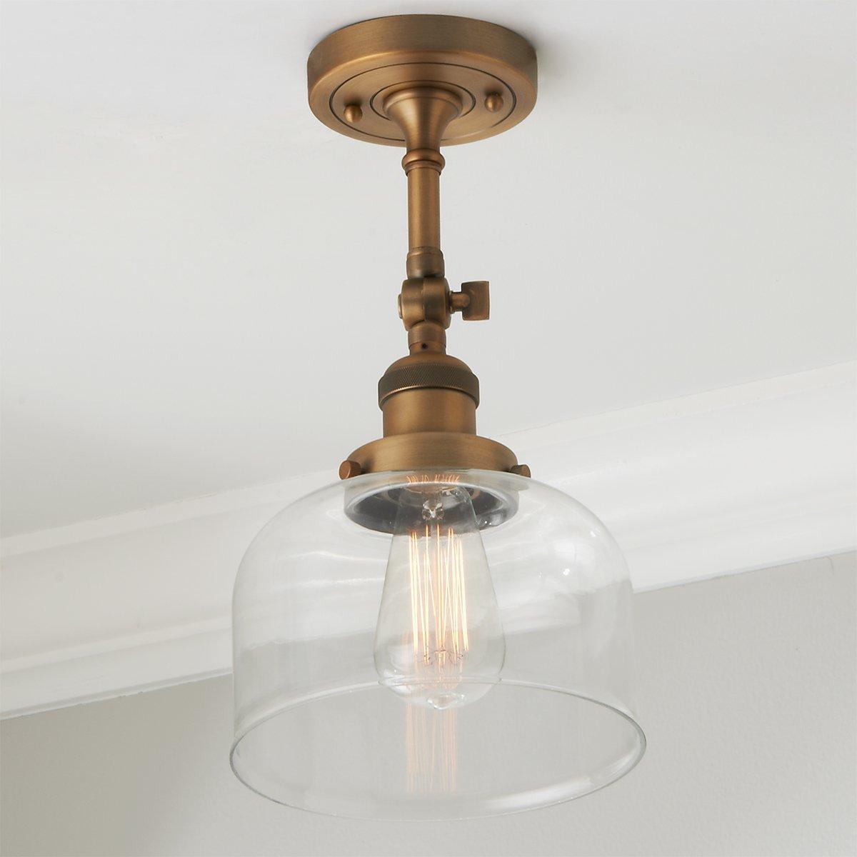 Kelsey Convertible Ceiling Light - Dome Clear