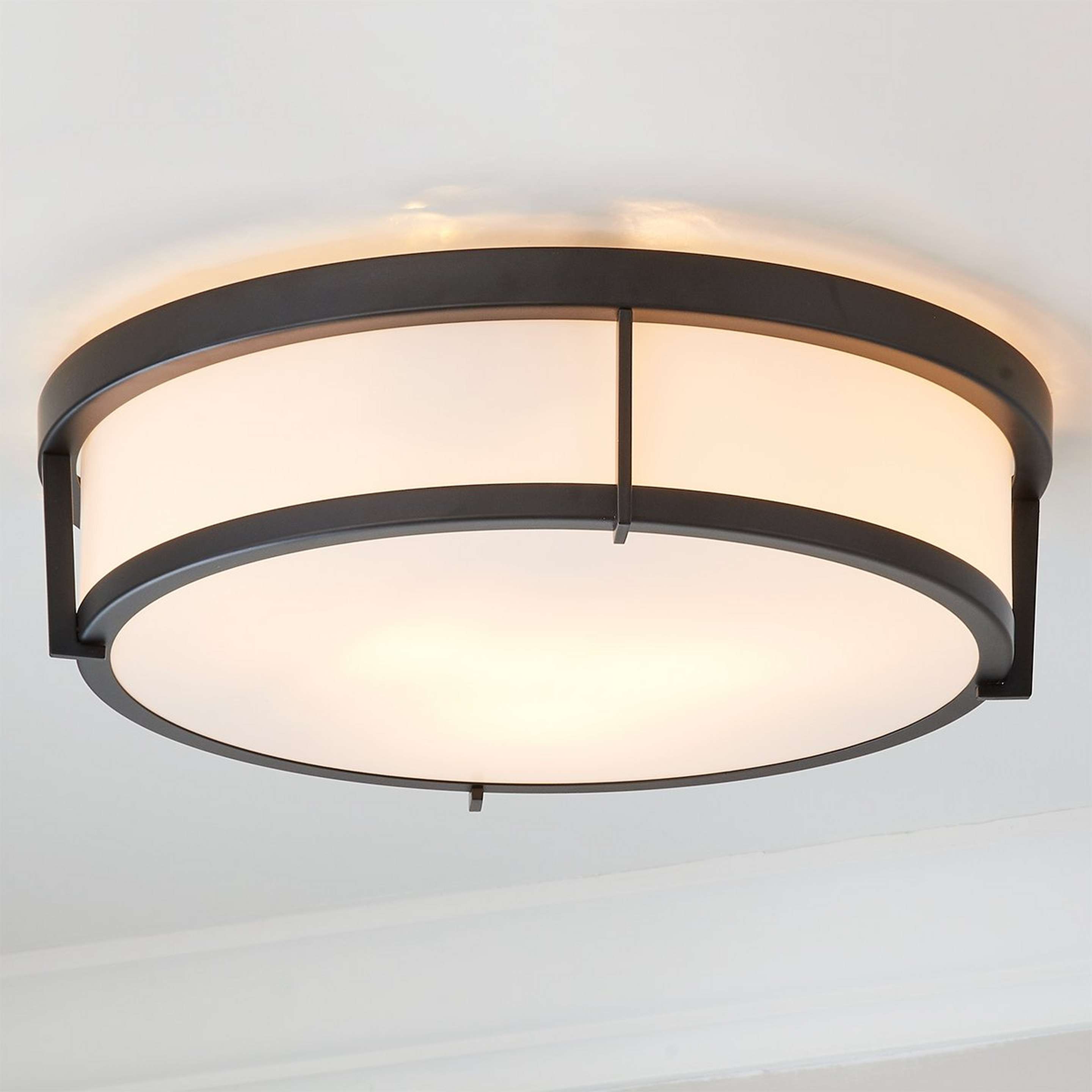 A Oliver Ceiling Light - 3 Light with Black color