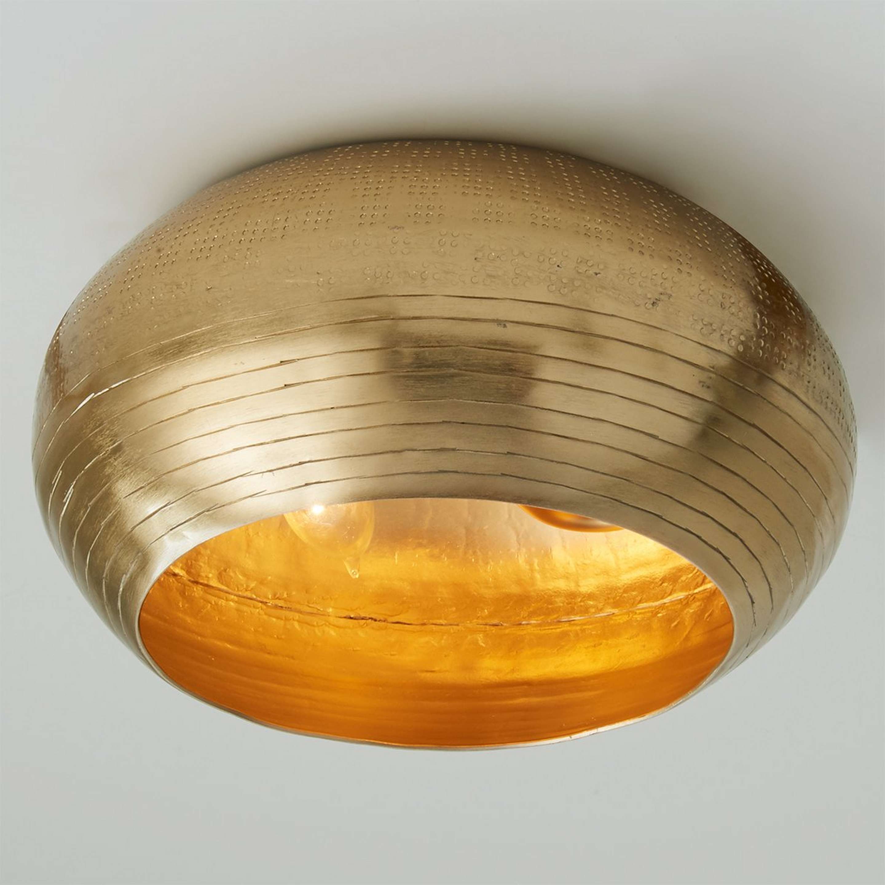 A Kimbo Ceiling Light with New Brass color