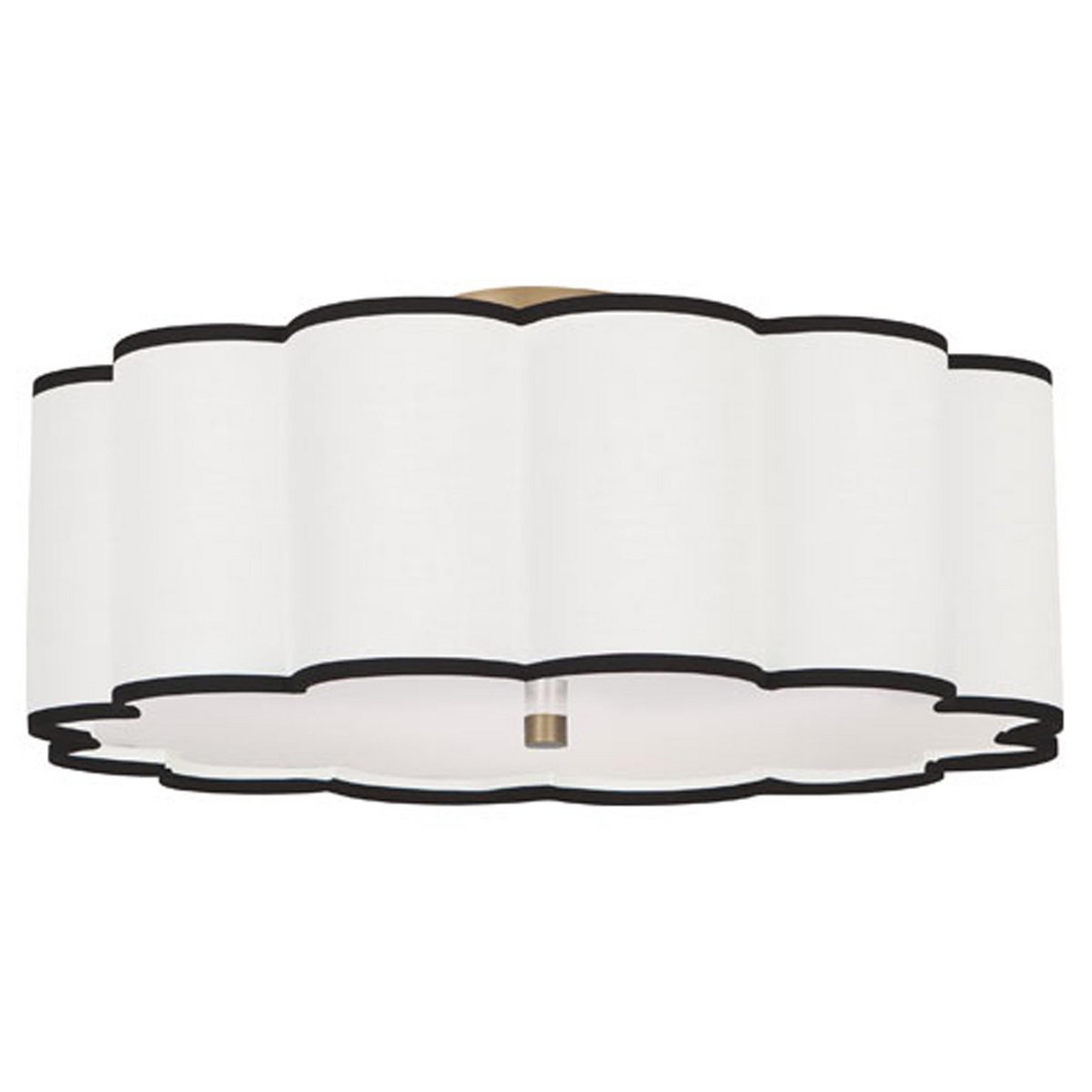 A Flower Drum Shade Ceiling Light - Large with undefined color