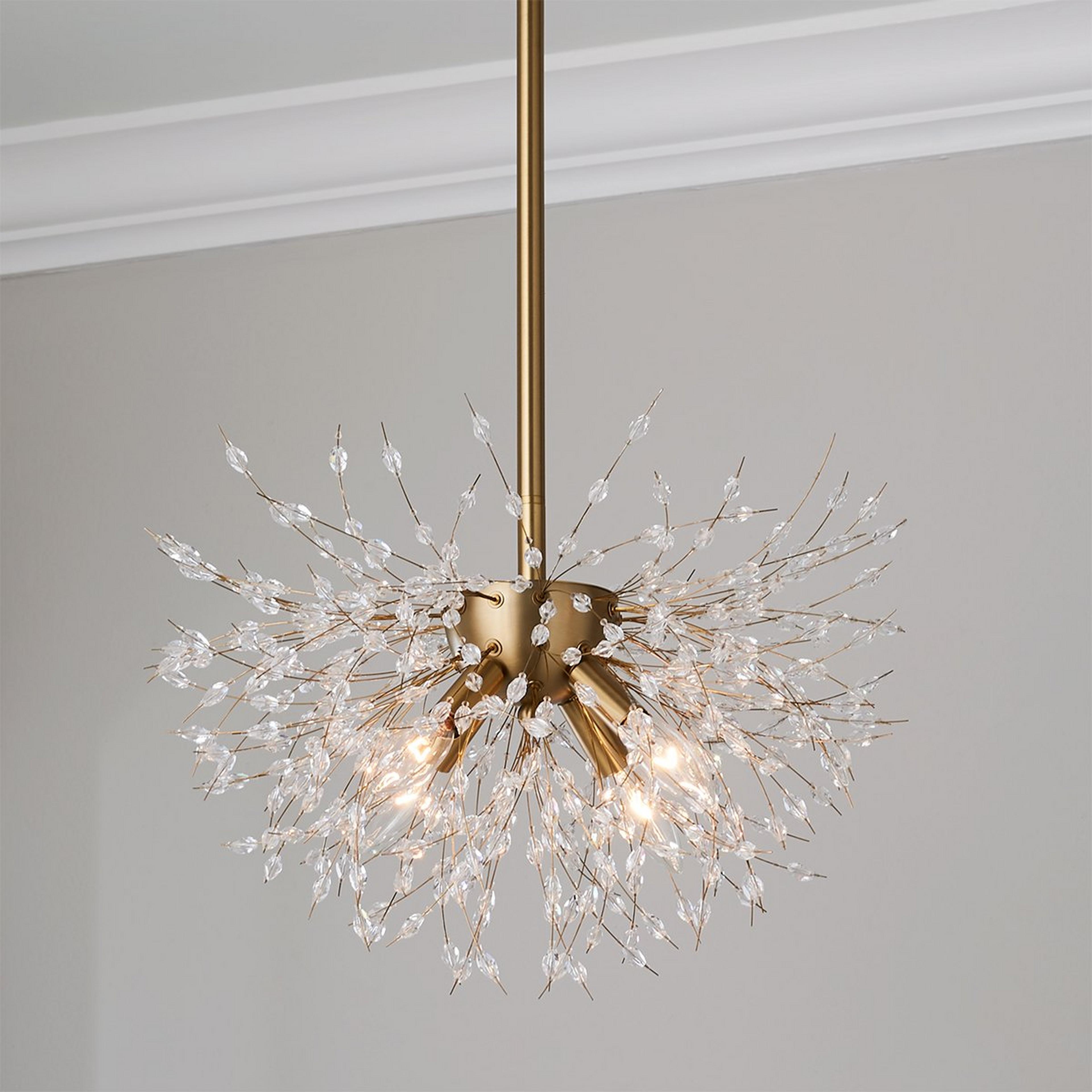 A Coruscating Beads Semi-Flush Ceiling Light with  color