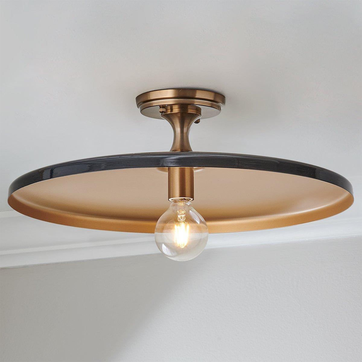 Chris Loves Julia Victor Semi-Flush Ceiling Light | Shades of Light