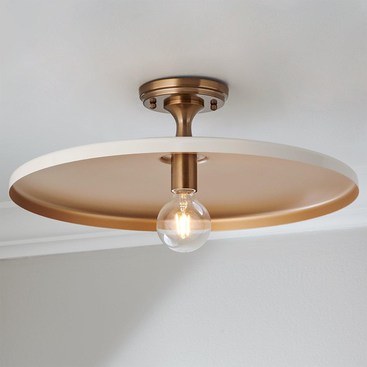 Chris Loves Julia Victor Semi-Flush Ceiling Light | Shades of Light