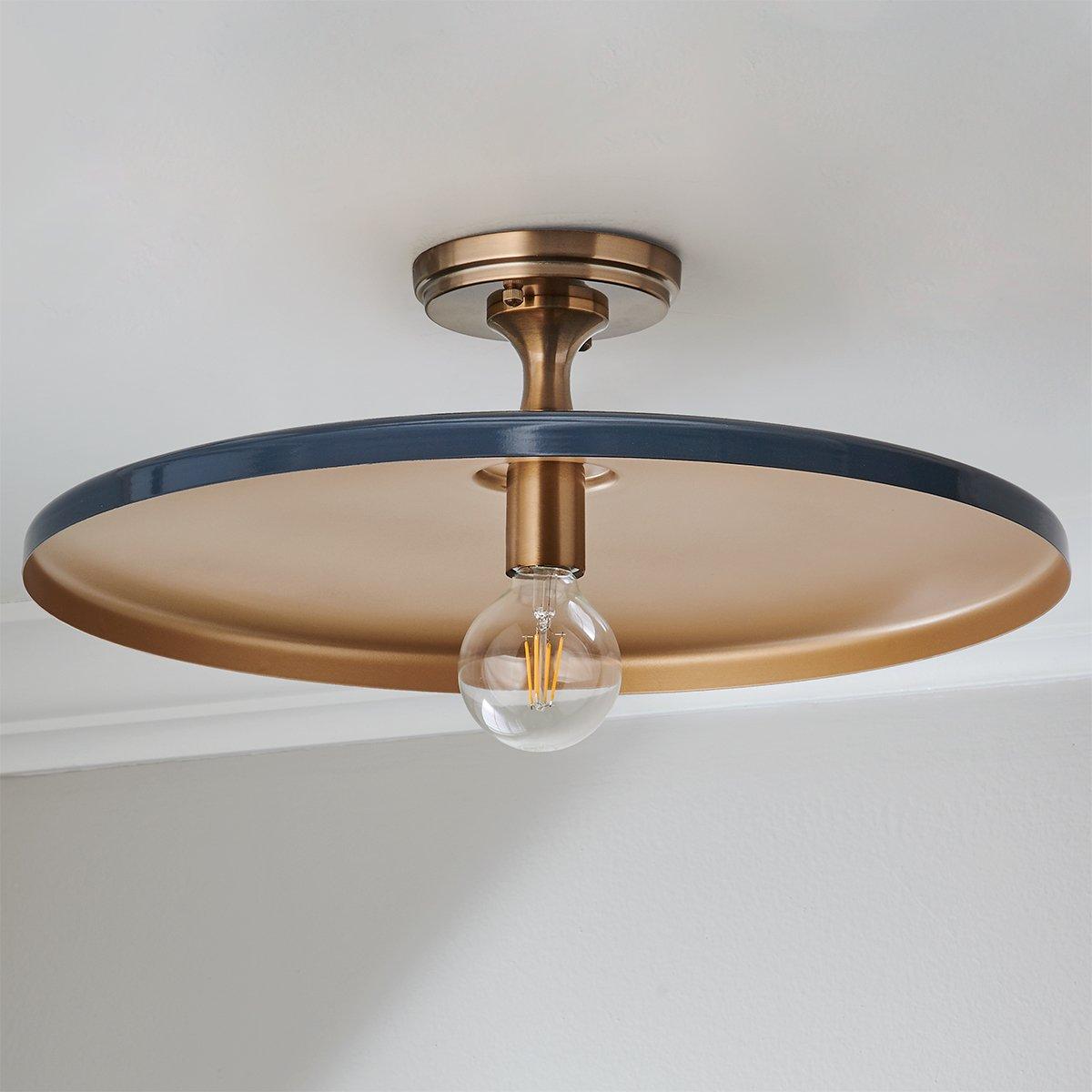Chris Loves Julia Victor Semi-Flush Ceiling Light | Shades of Light