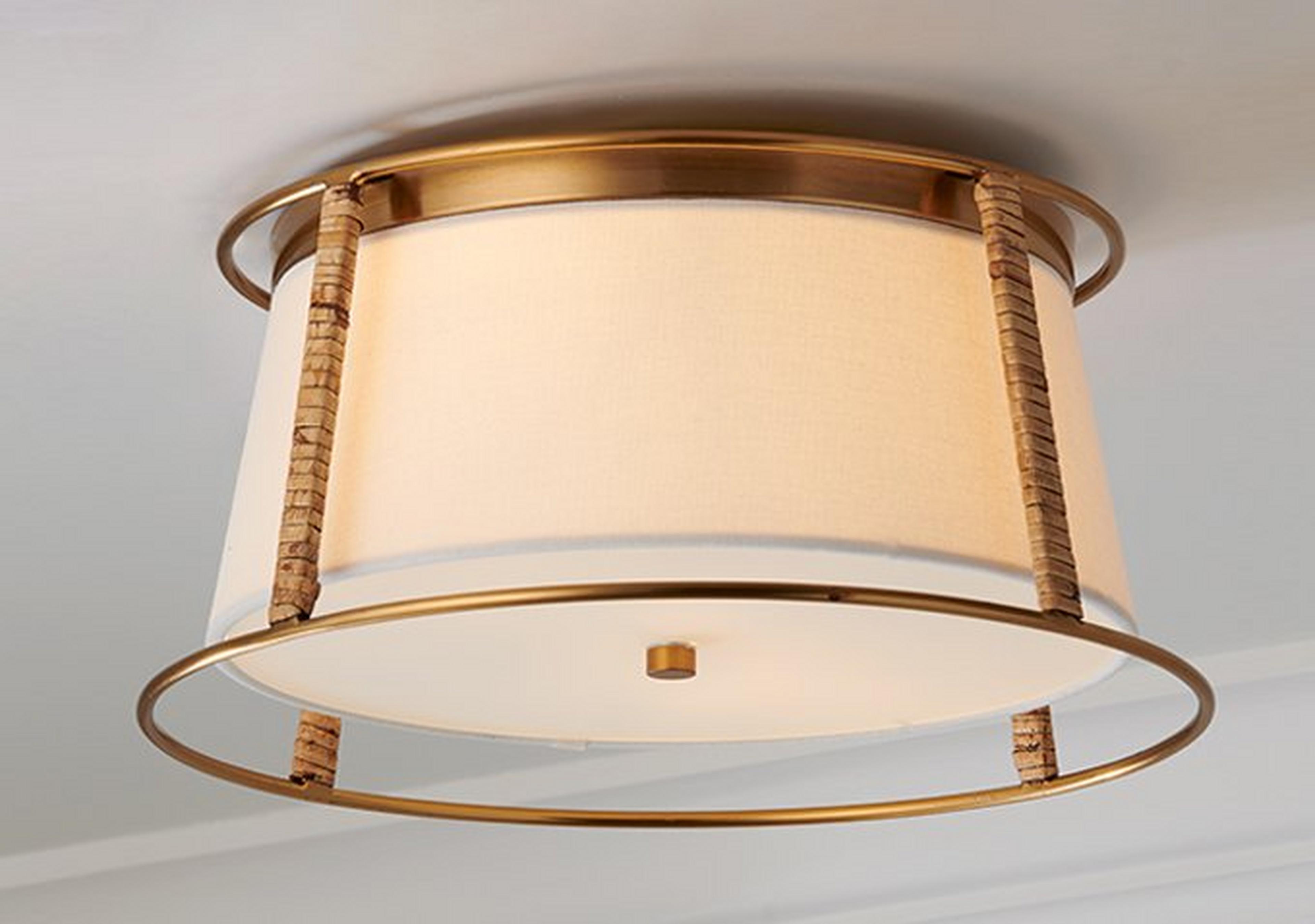 SAtin Brass Cortes Ceiling Light