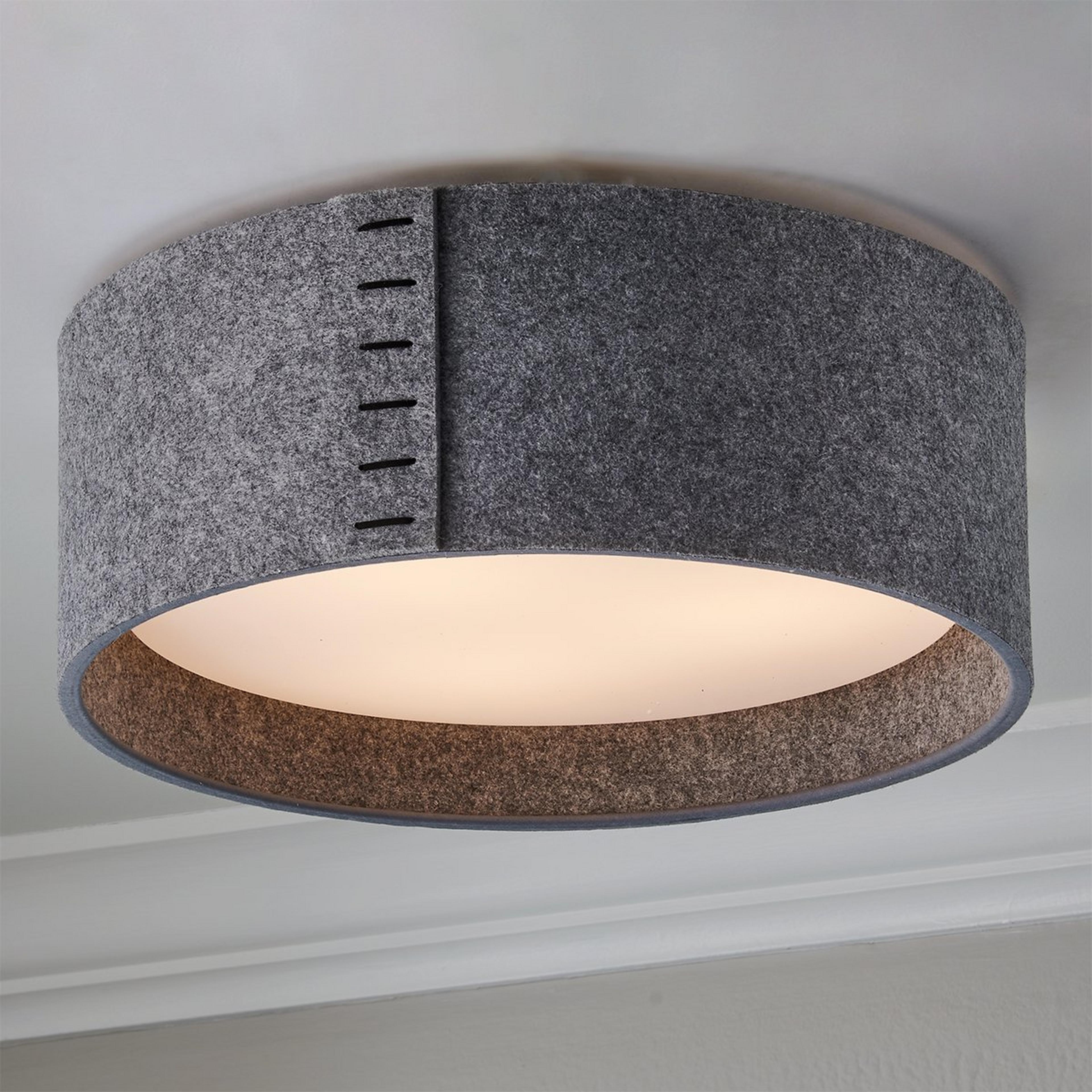 Slim Shade LED Ceiling Light - Acoustic Felt - Small