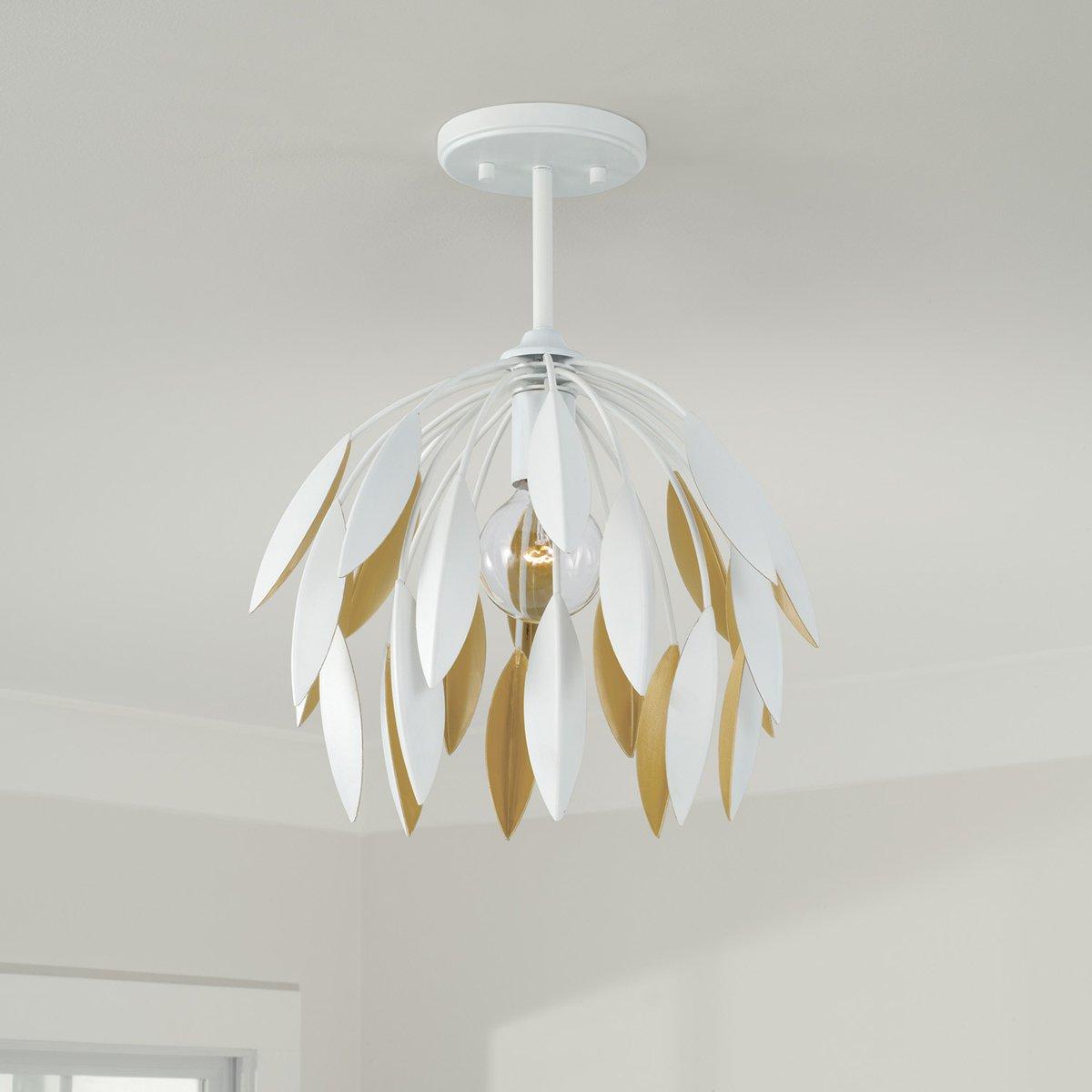 Vine Shrouded Convertible Ceiling Light