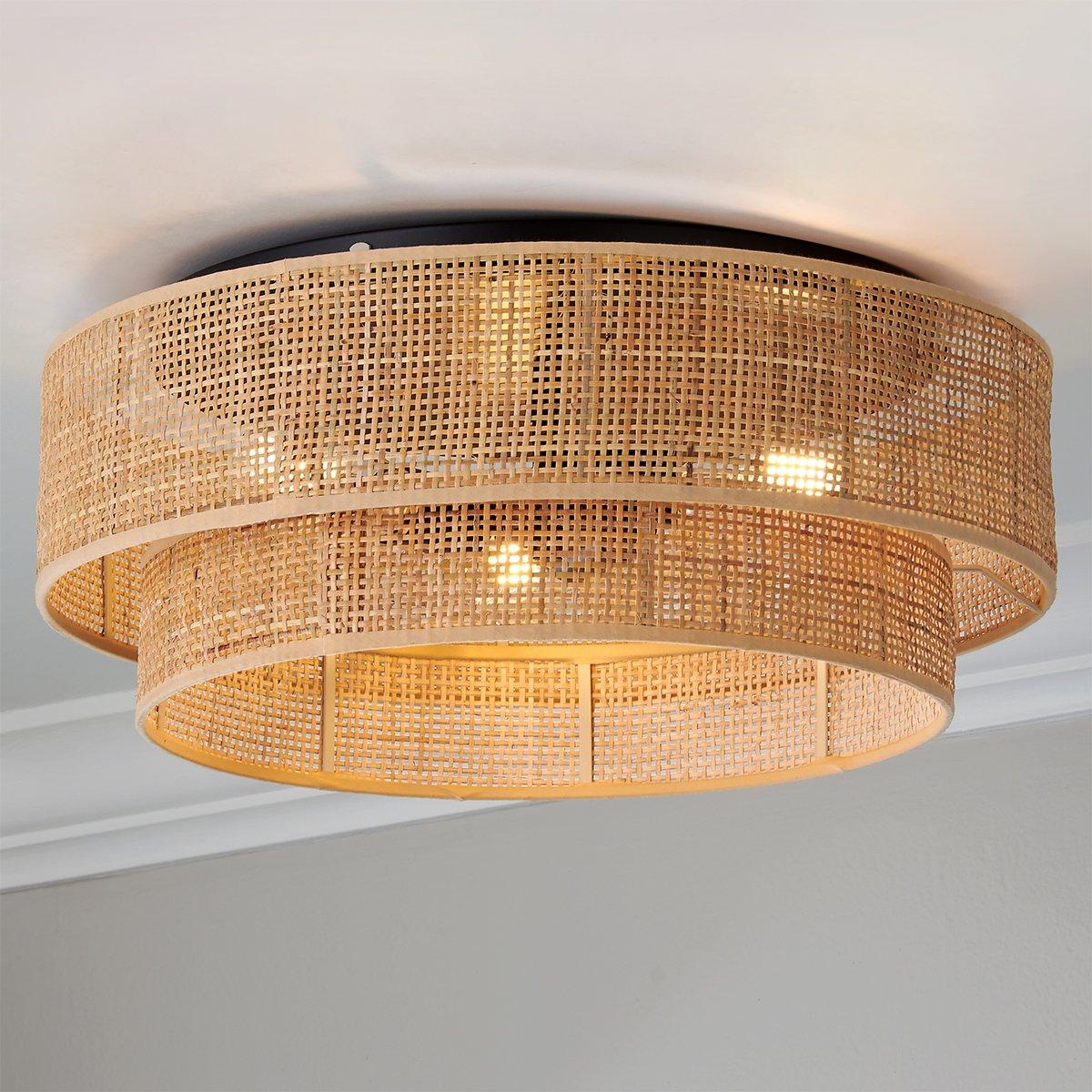 Zanzibar Layered Semi-Flush Ceiling Light