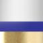 Satin Brass / Navy Blue / Matte White