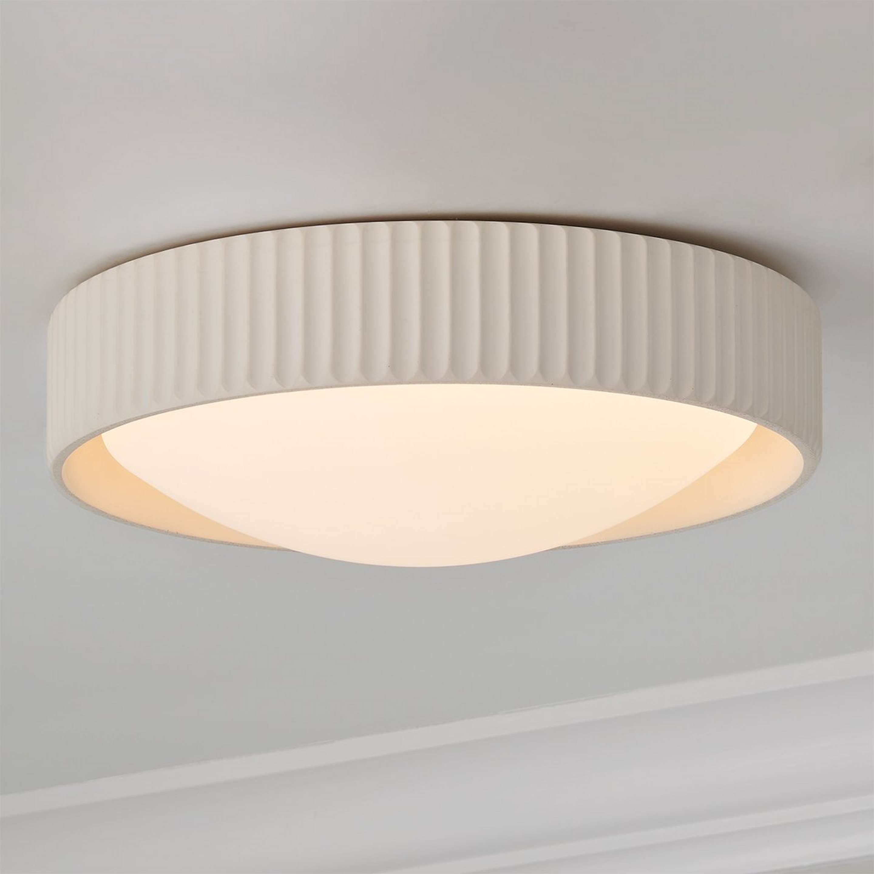 A Silverton LED Ceiling Light - Medium with Matte White color
