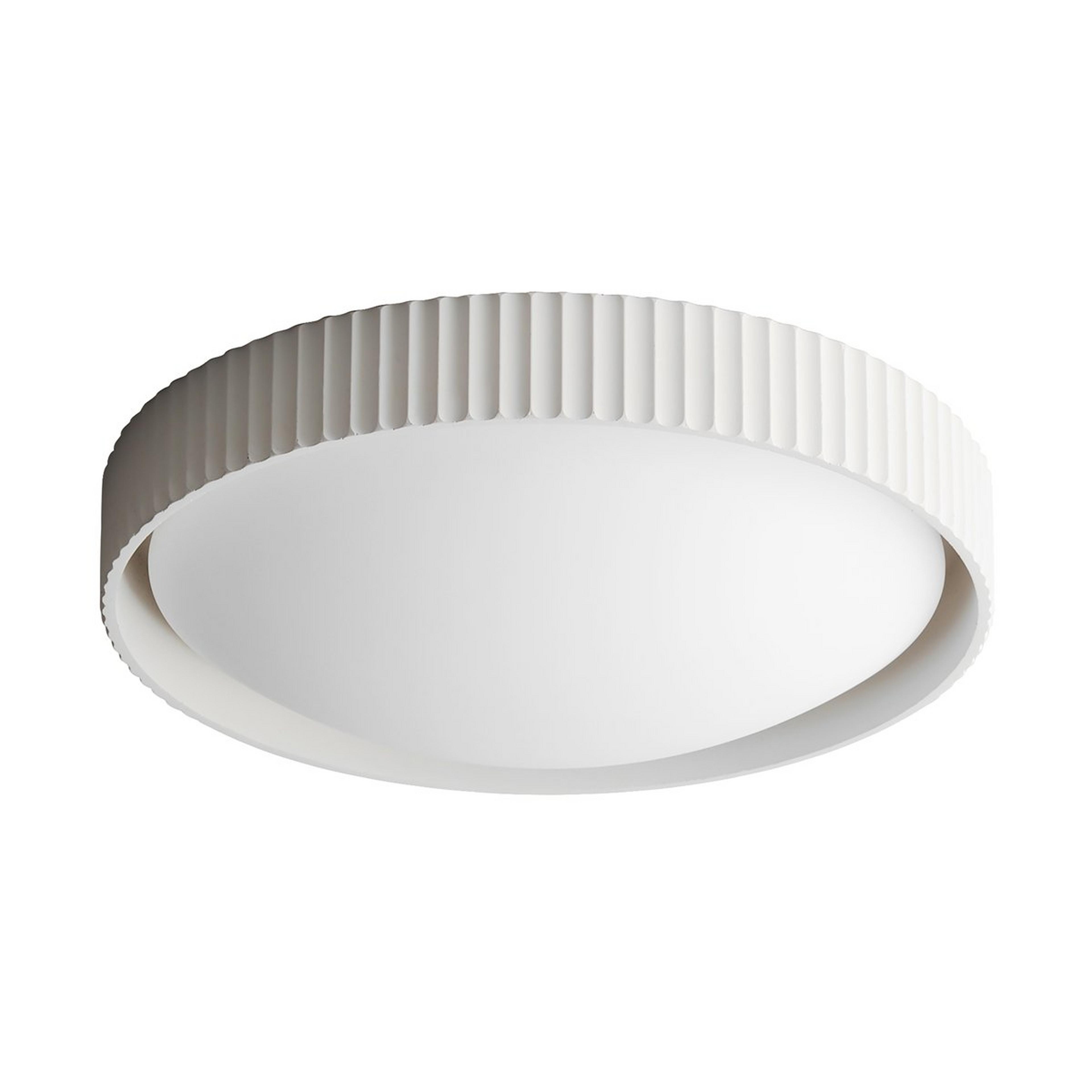 A Silverton LED Ceiling Light - Large with Matte White  color