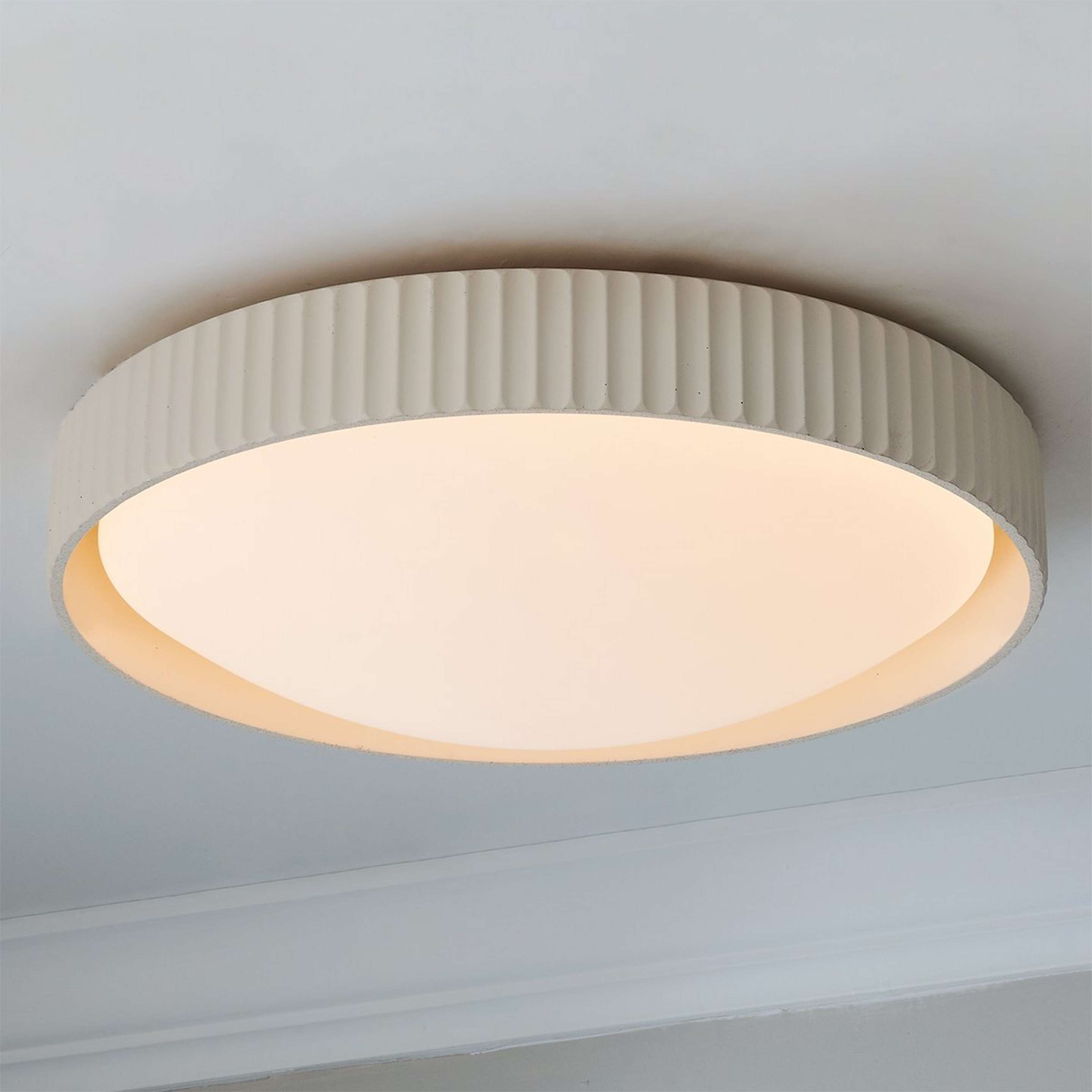 A Silverton LED Ceiling Light - Large with Matte White color