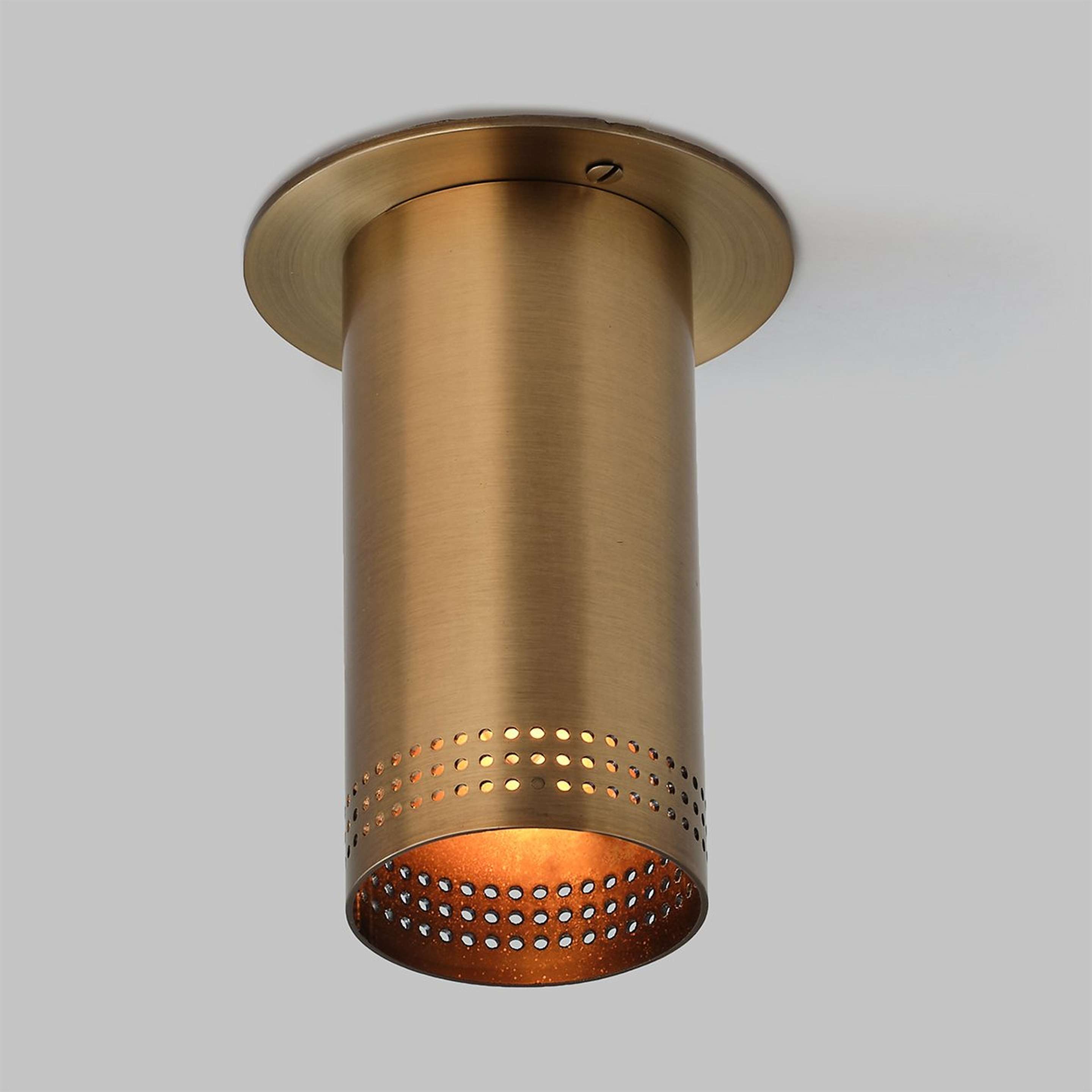 A Kurt Ceiling Light with Brass color
