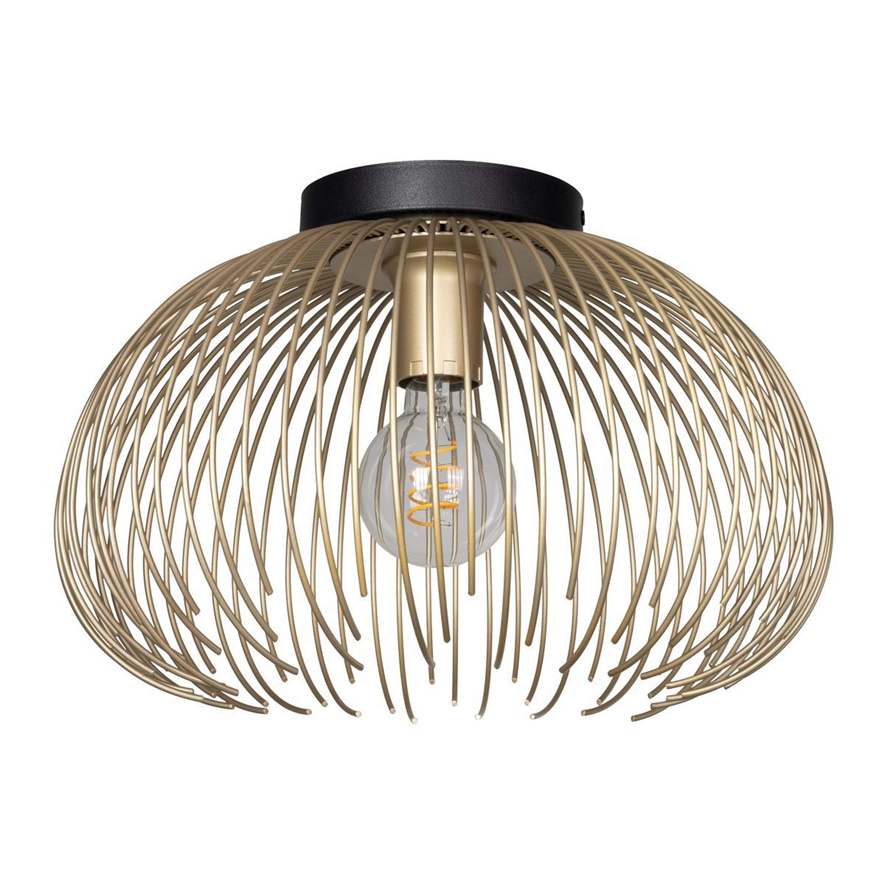 A Salsola Convertible Ceiling Light with Gold color