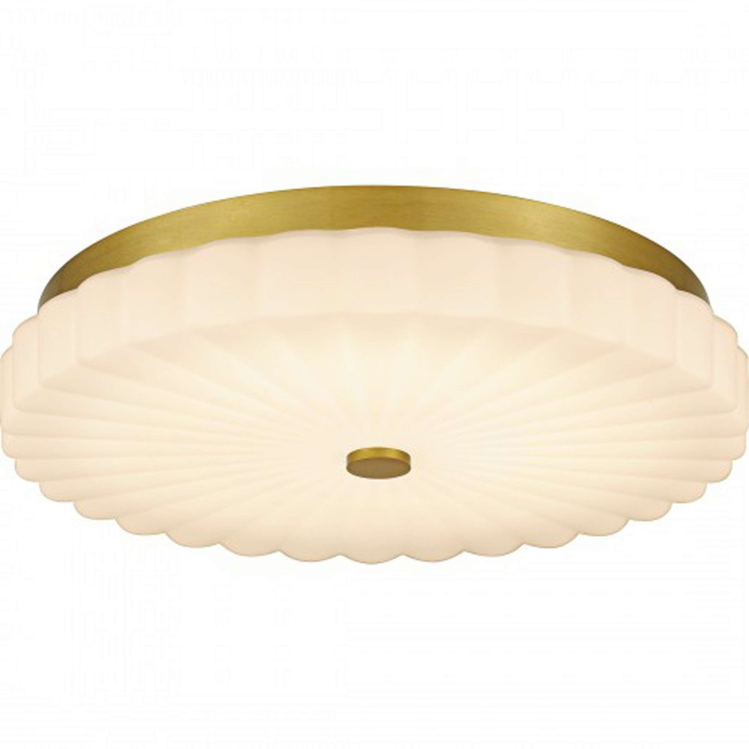A Skye LED Ceiling Light with Gold / Opal Glass color