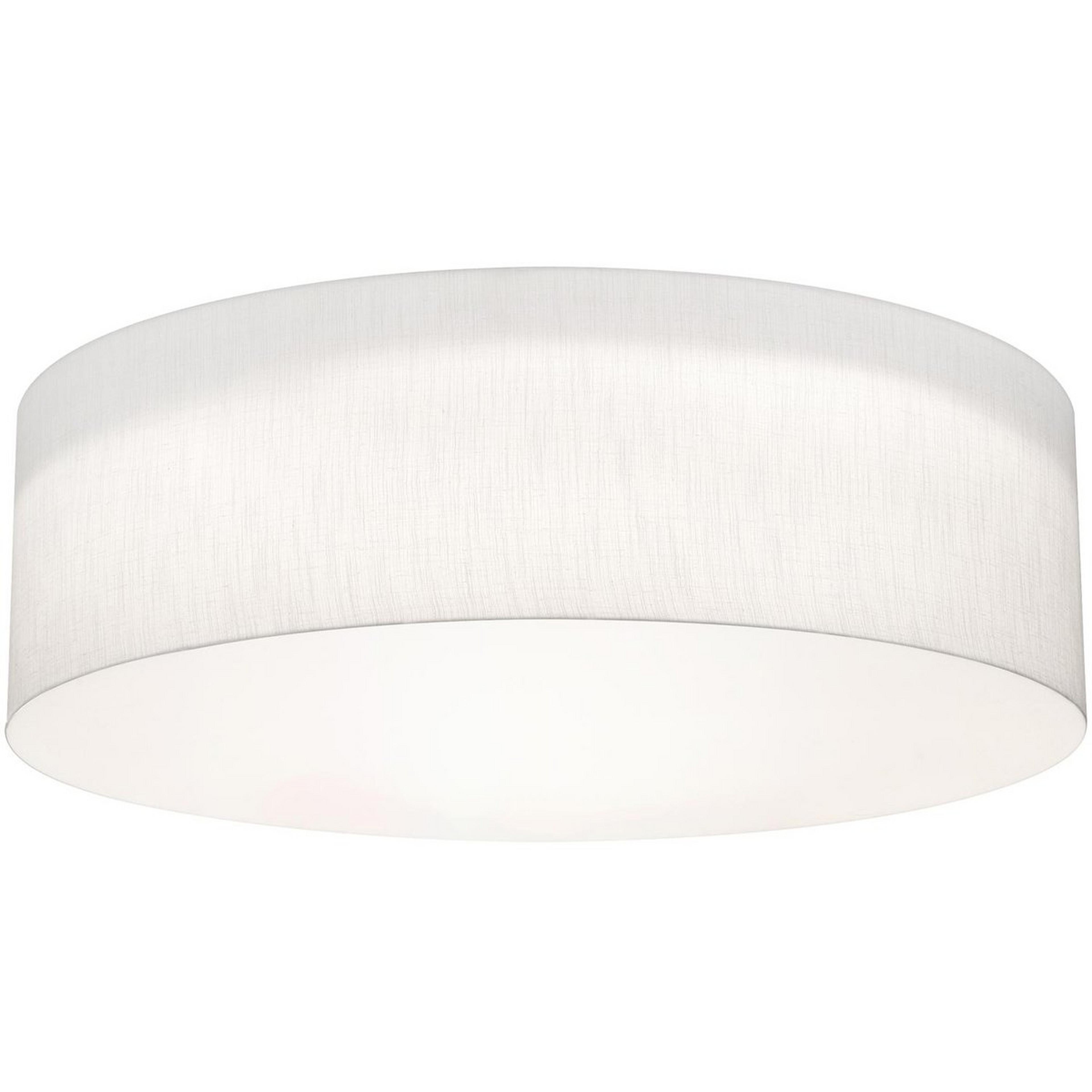A Messody Ceiling Light with White Linen color
