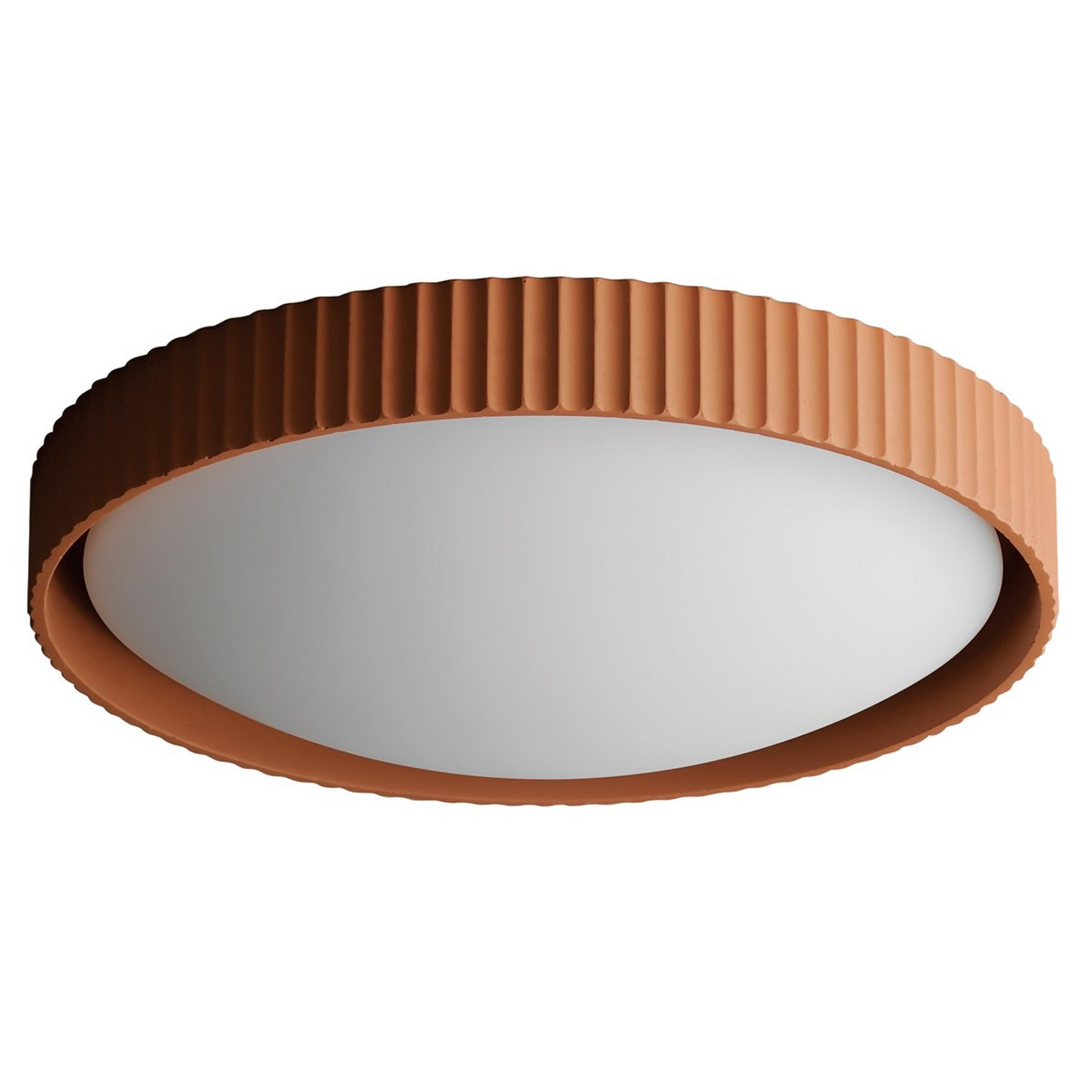 A Silverton LED Ceiling Light - Extra Large with Terracotta color