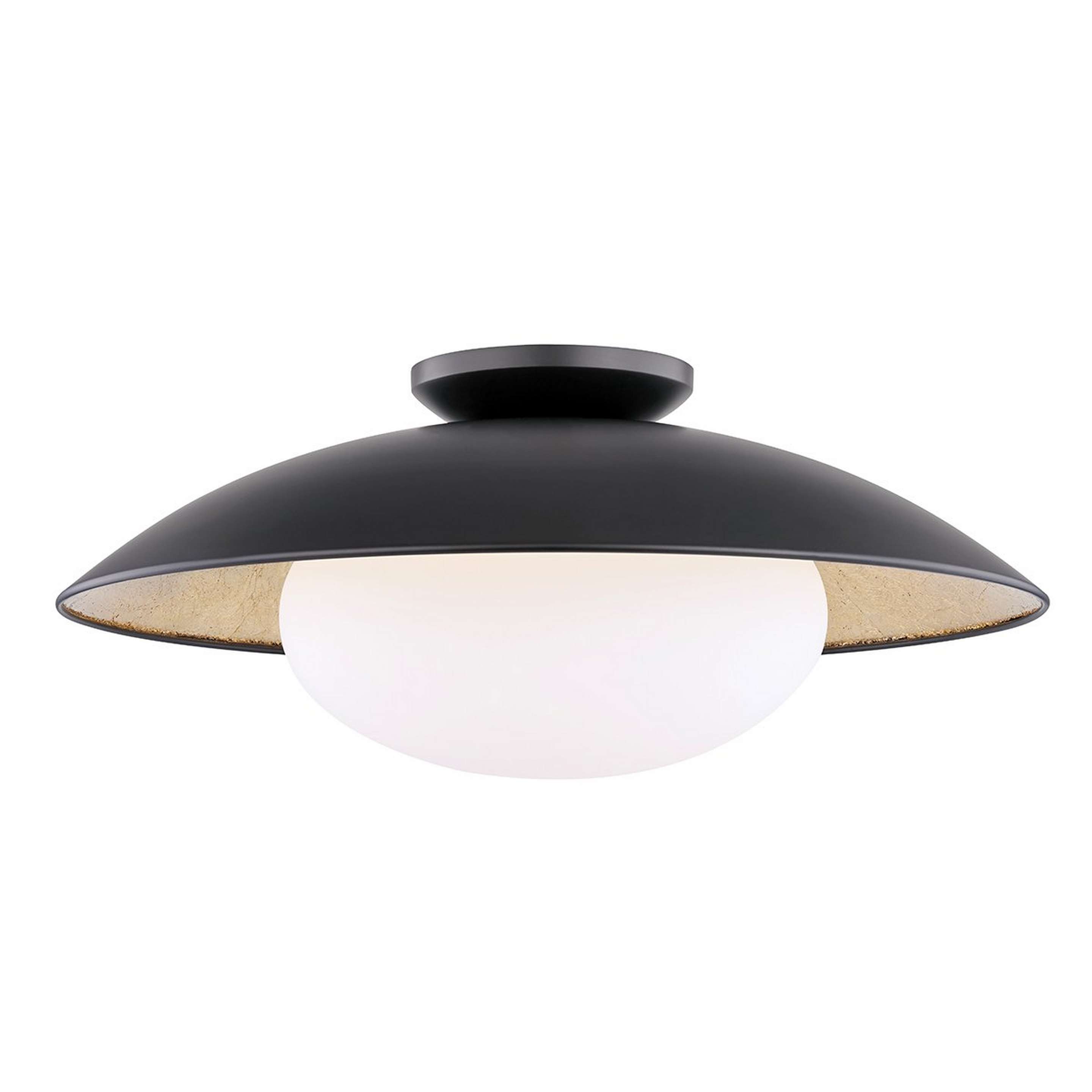 A Adrienne Convertible Light - Large with Black / Gold Leaf color