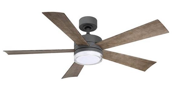 Sloped ceiling compatible ceiling fan