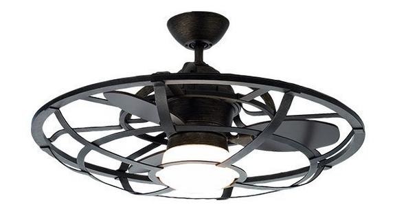 Industrial cage ceiling fan blade