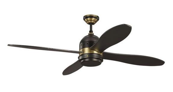 Turbine ceiling fan blade style