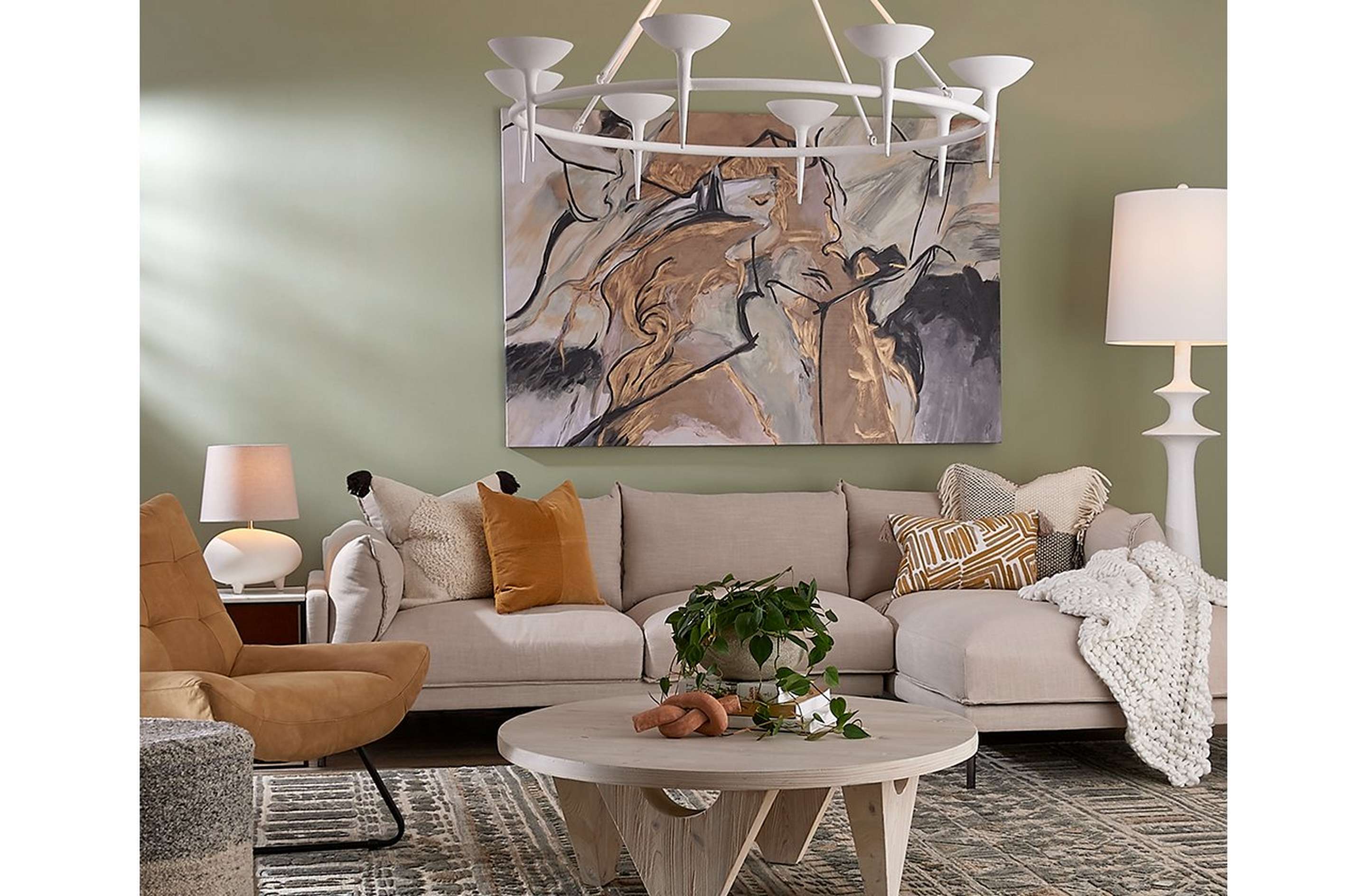 Harmonious Neutrals Living Room