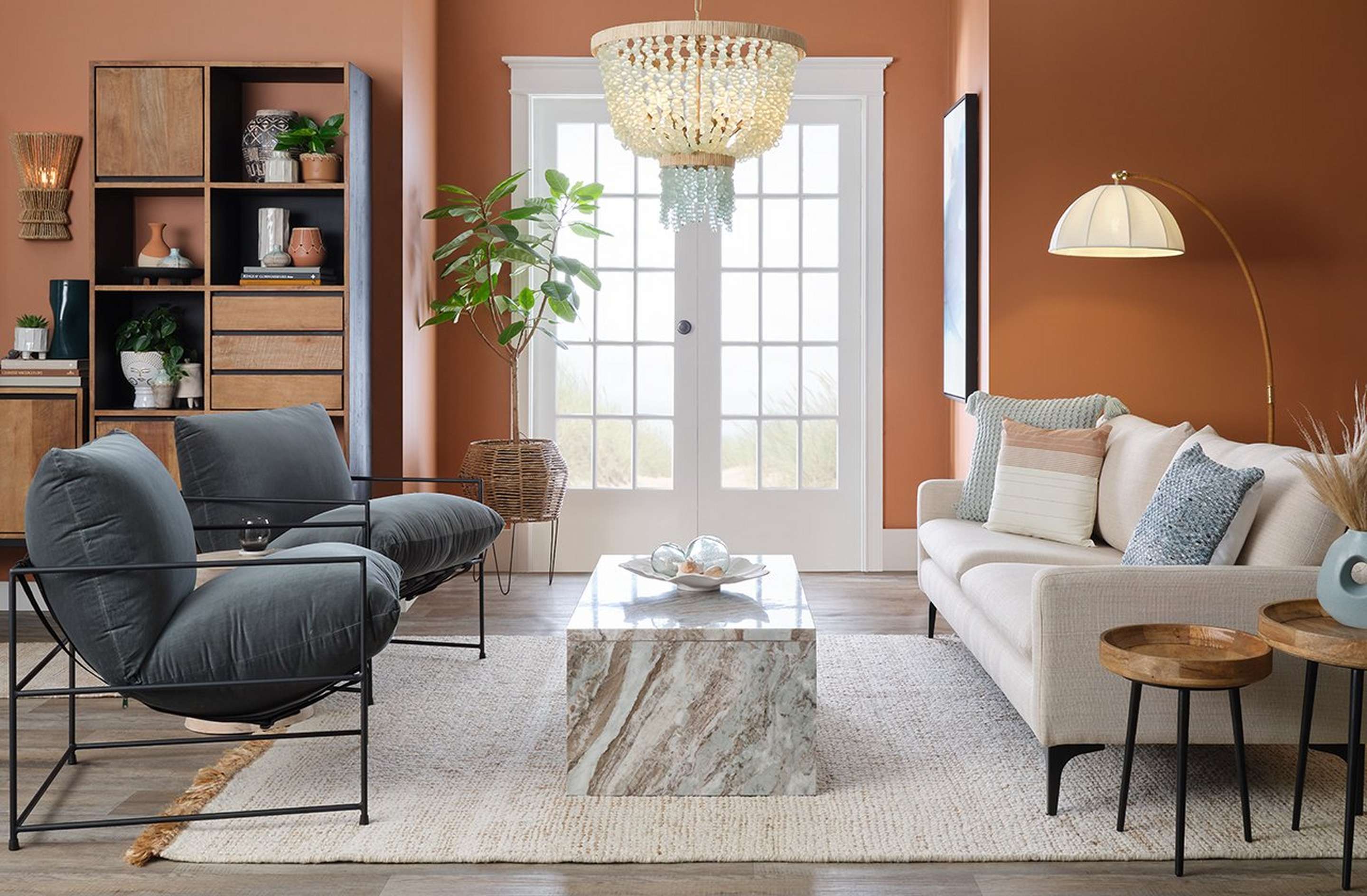 Modern Mediterranean Living Room