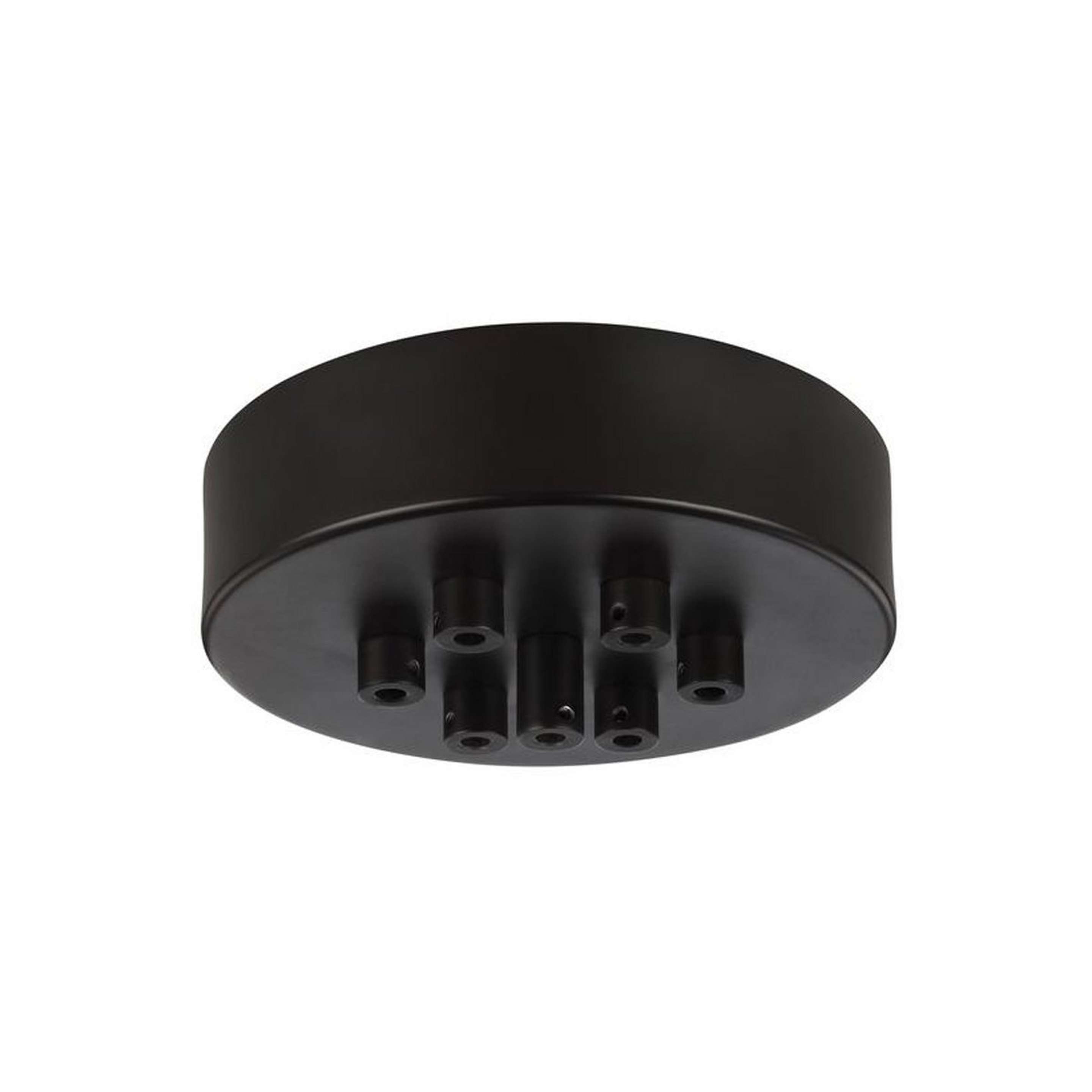 A 7 Light Multi Port Canopy with Bronze color