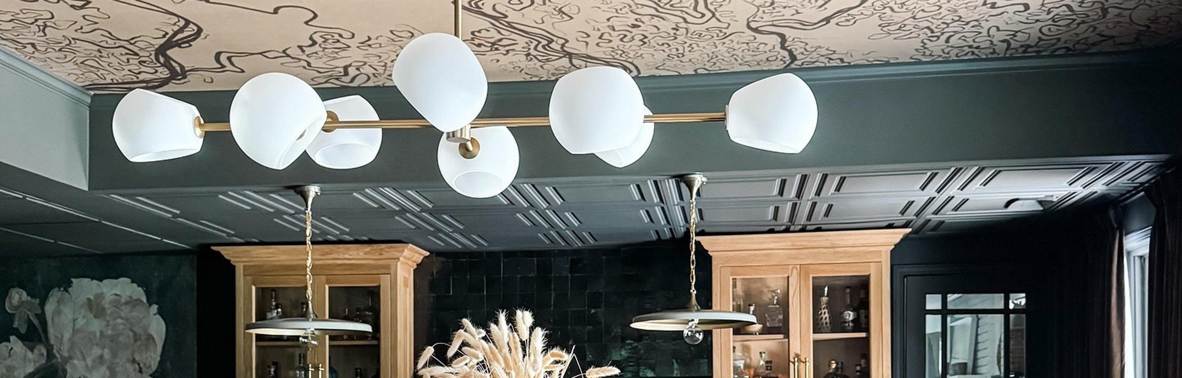 Xaviero Glass Island Chandelier