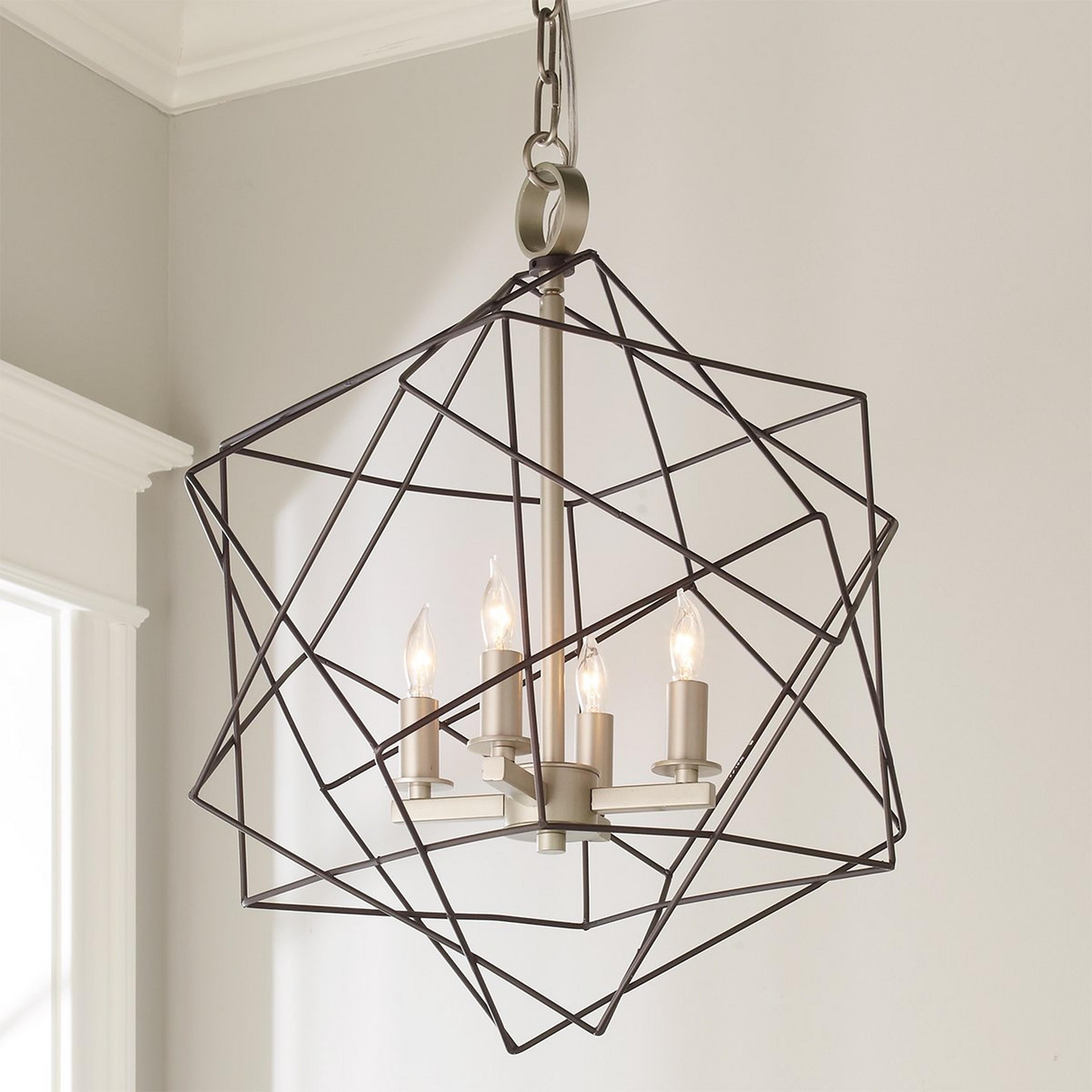 Structural Cubic Cage Lantern