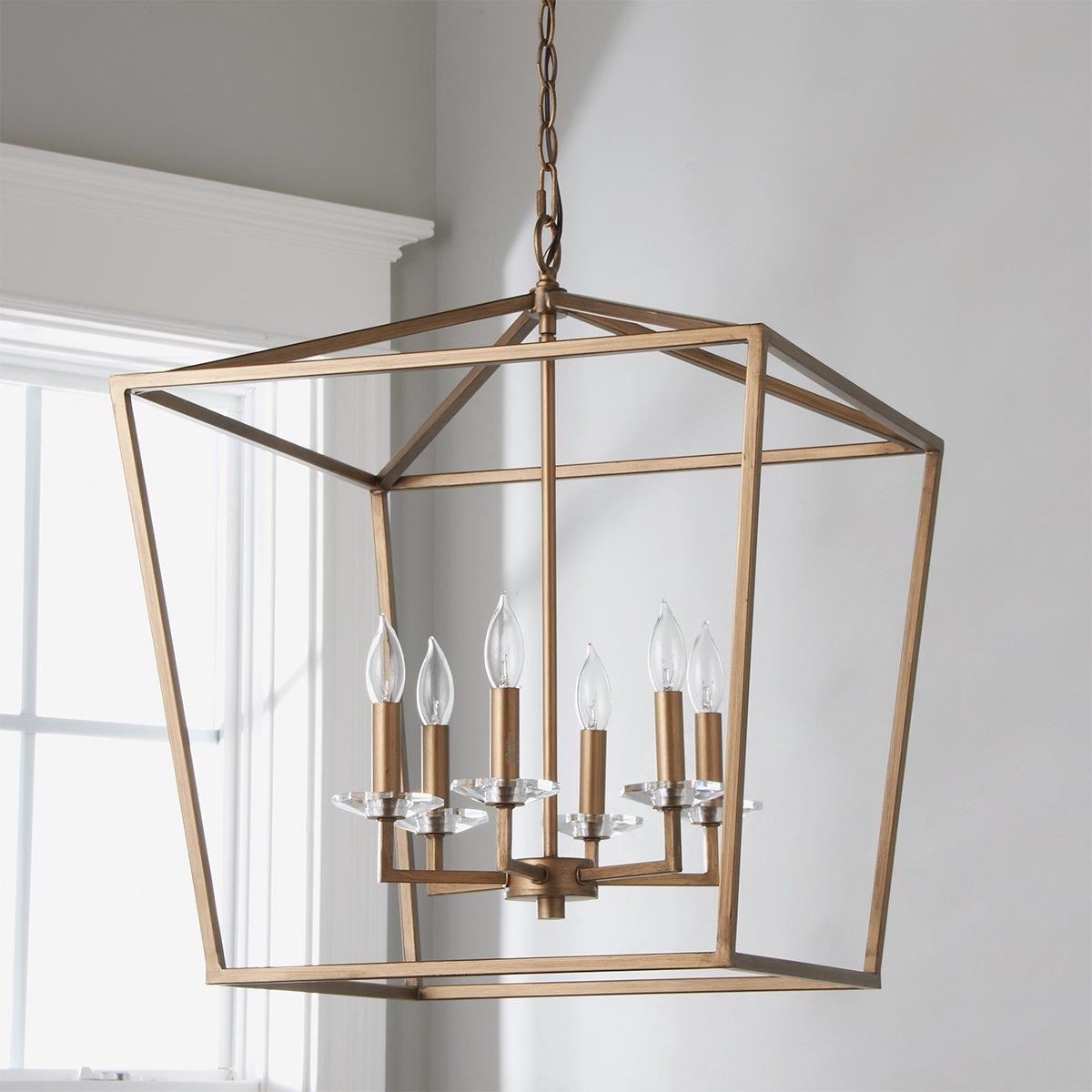 Roswell Openwork Lantern - 6 Light | Shades of Light