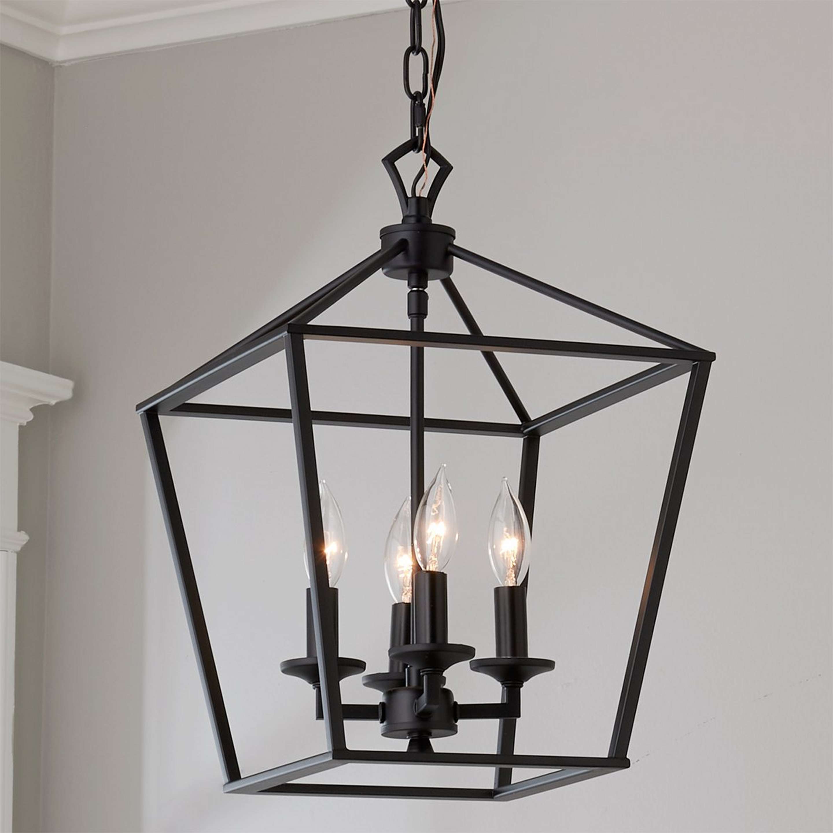 A Leon Lantern - Small with Black color