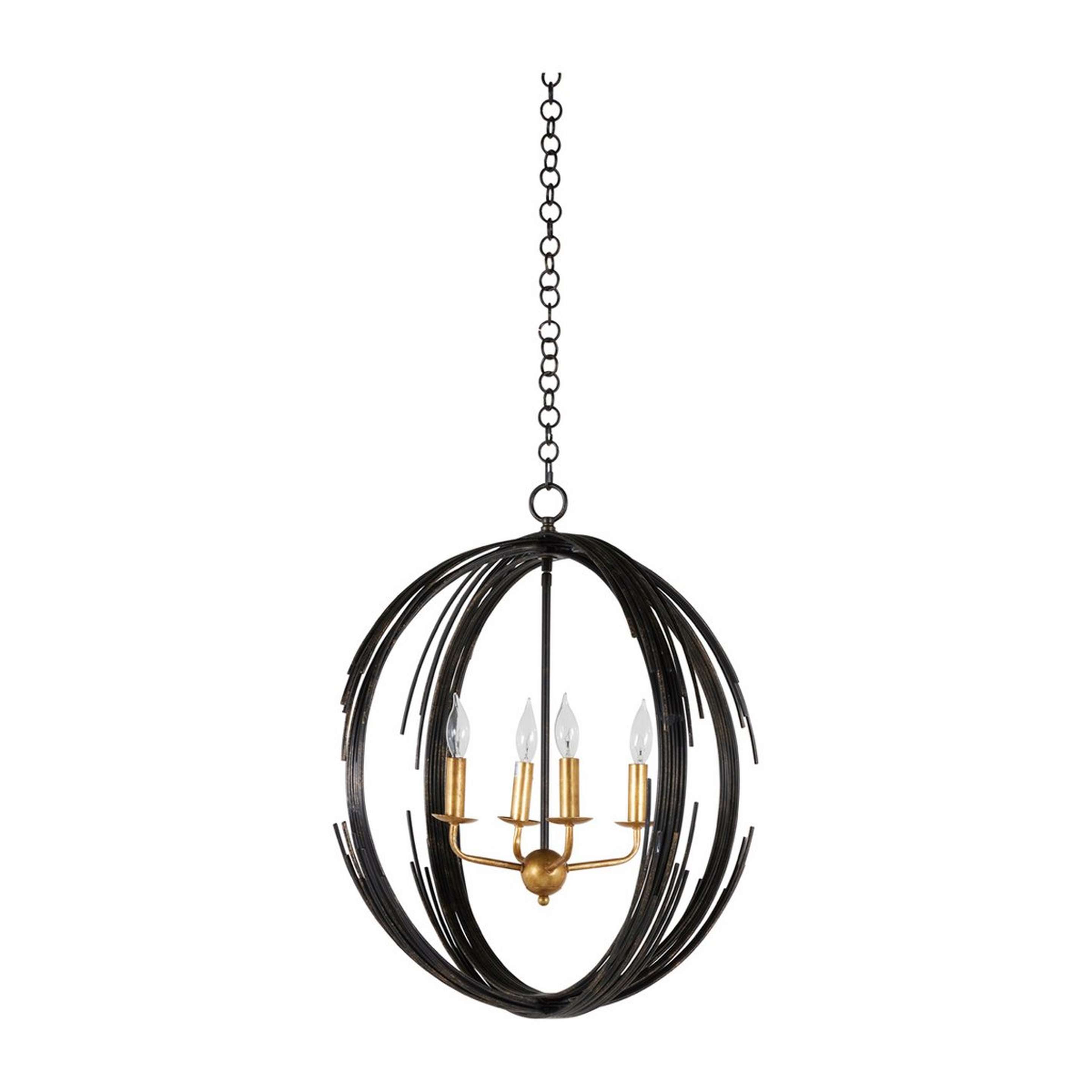 A Saxton Lantern with Black / Gold color