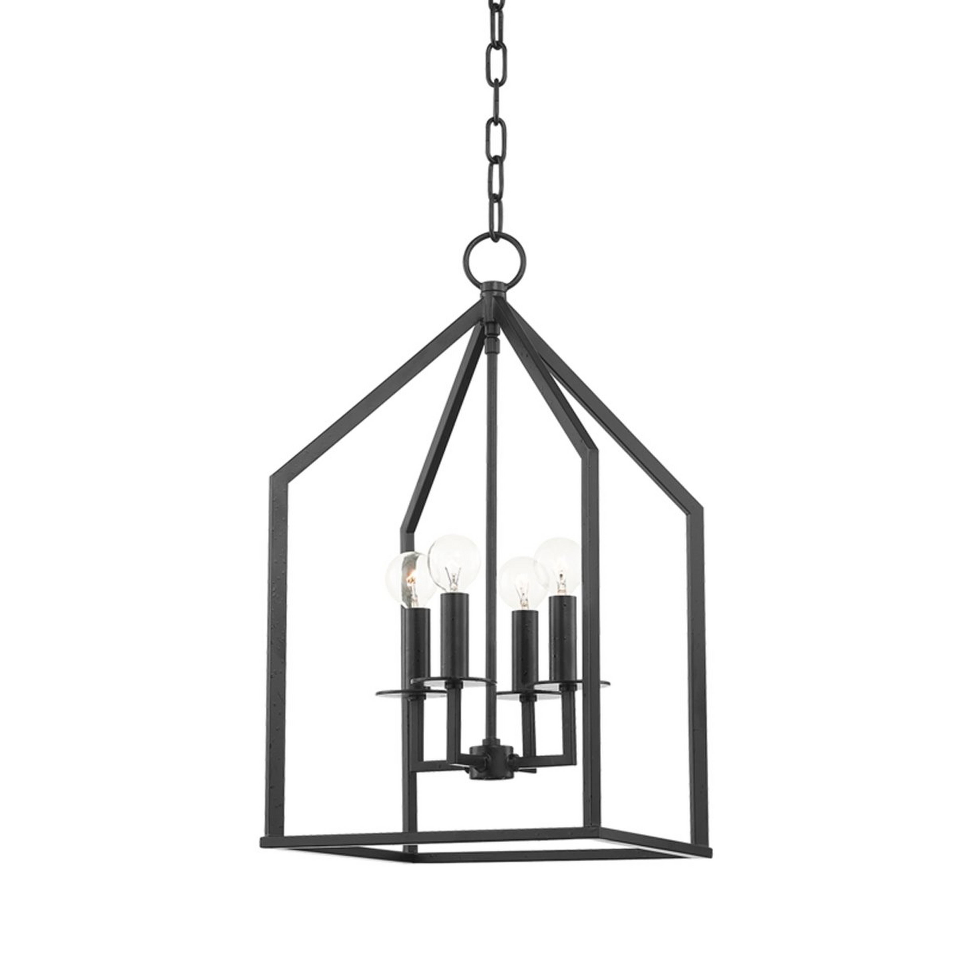 A Caligari Lantern - Small with Aged Iron color