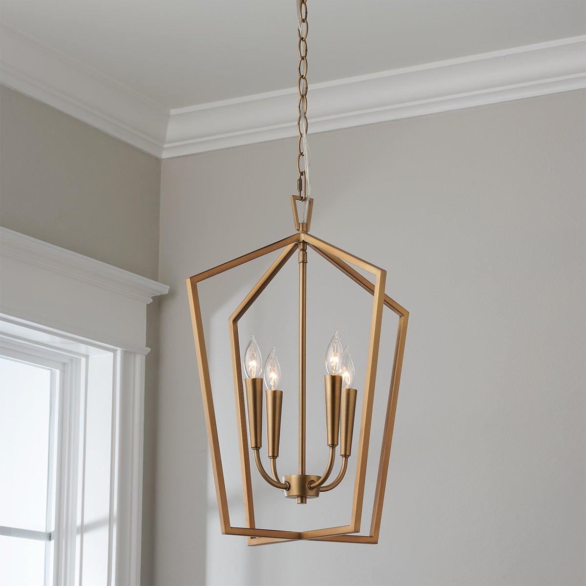 Modern Detailed Box Frame Lantern | Shades of Light