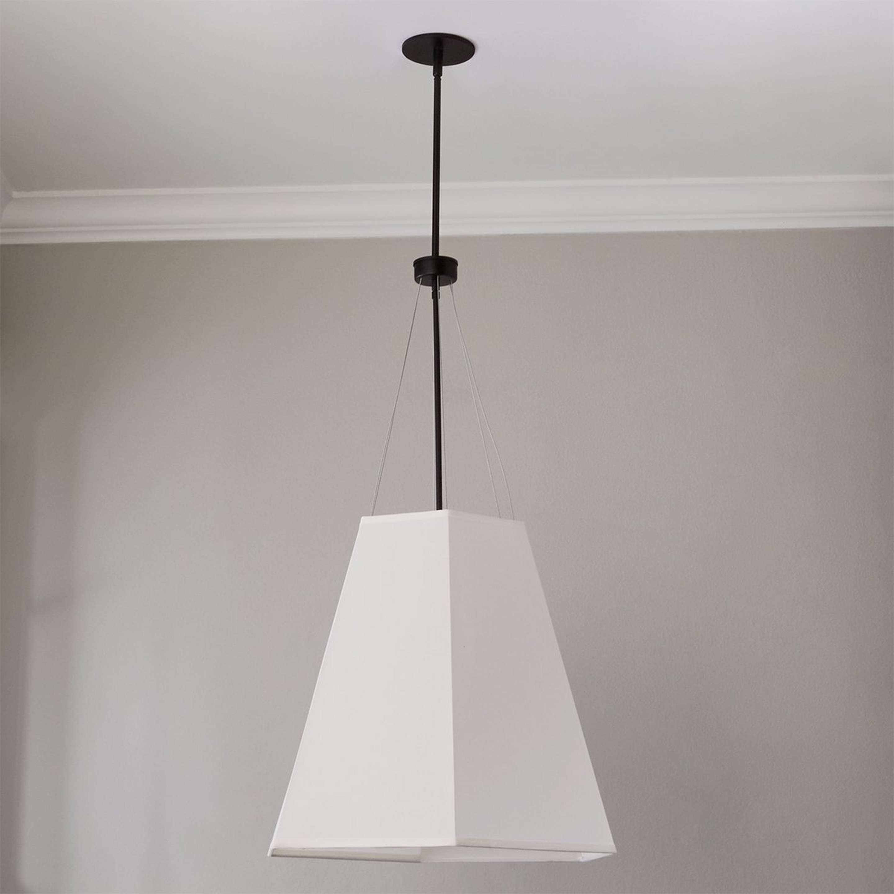 A Lovise Lantern with Matte Black color