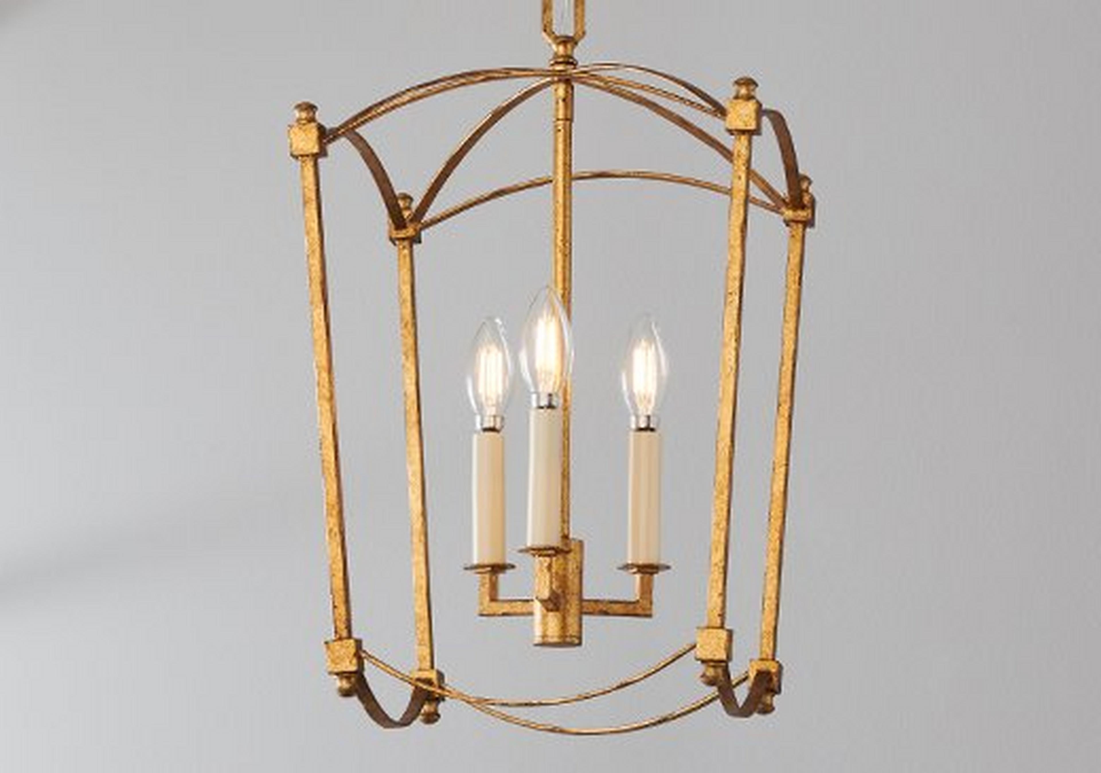 Aged Gold Traditional Beaux Lantern