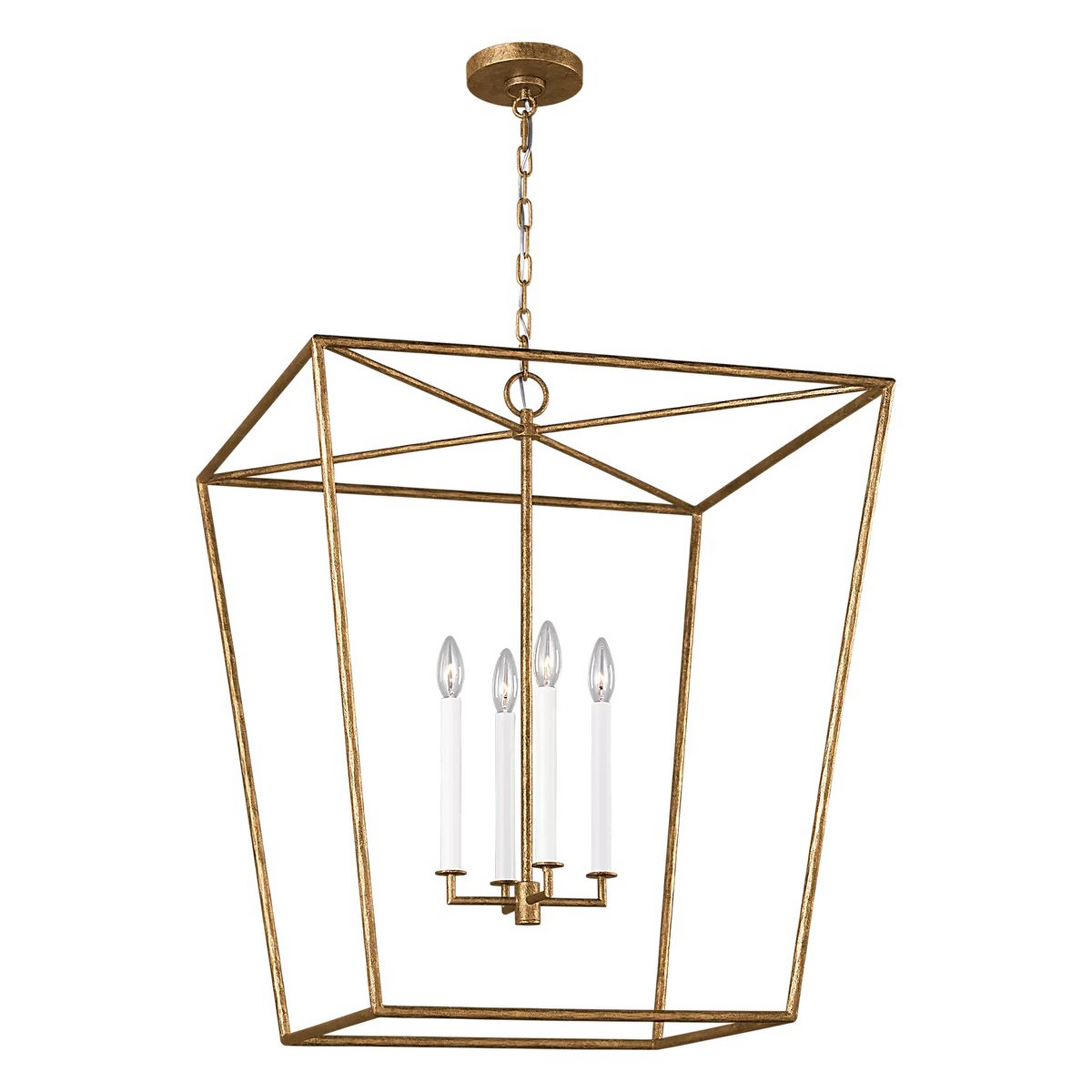 A ED Ellen DeGeneres Viota Lantern with Casted Gold color