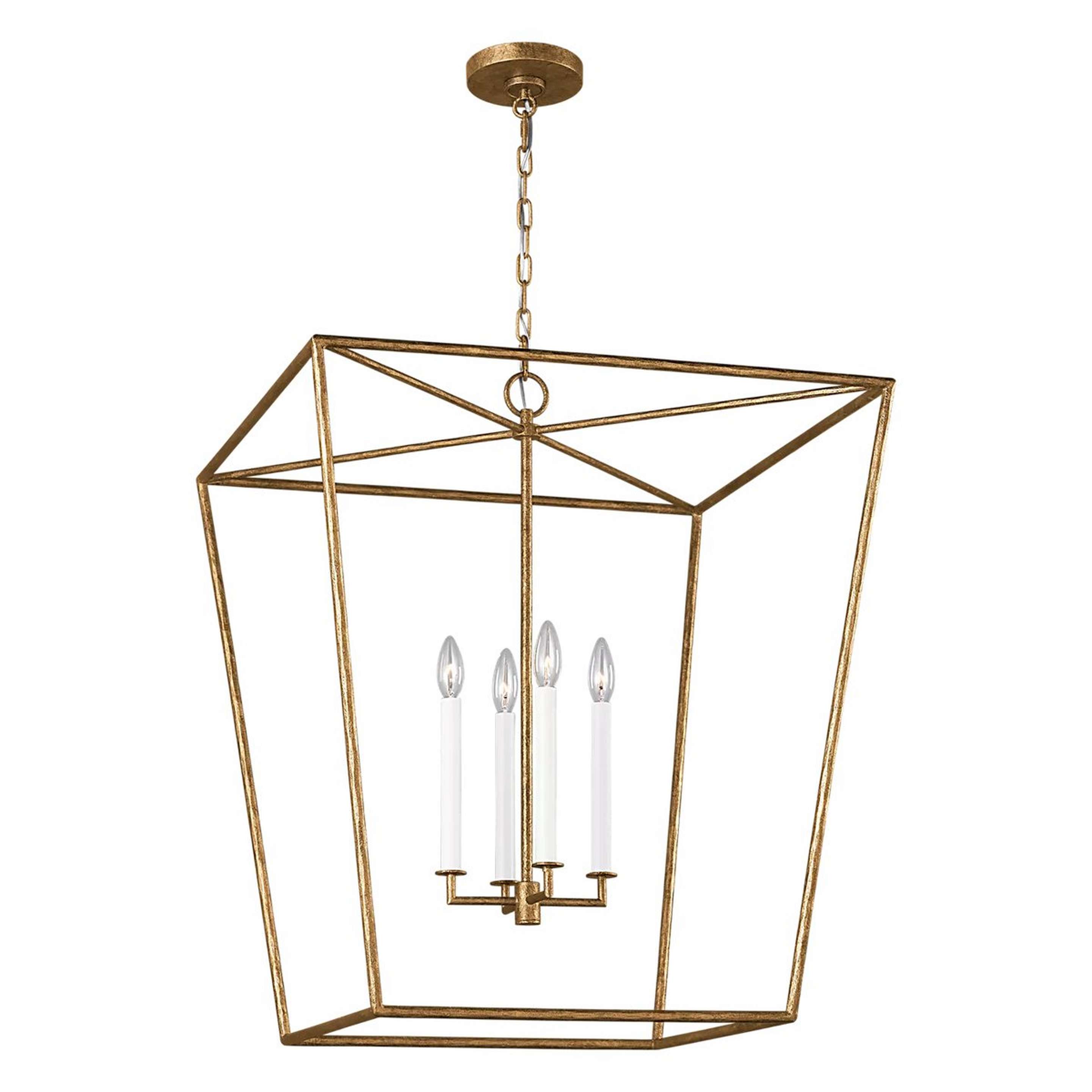 A ED Ellen DeGeneres Viota Lantern with Casted Gold color