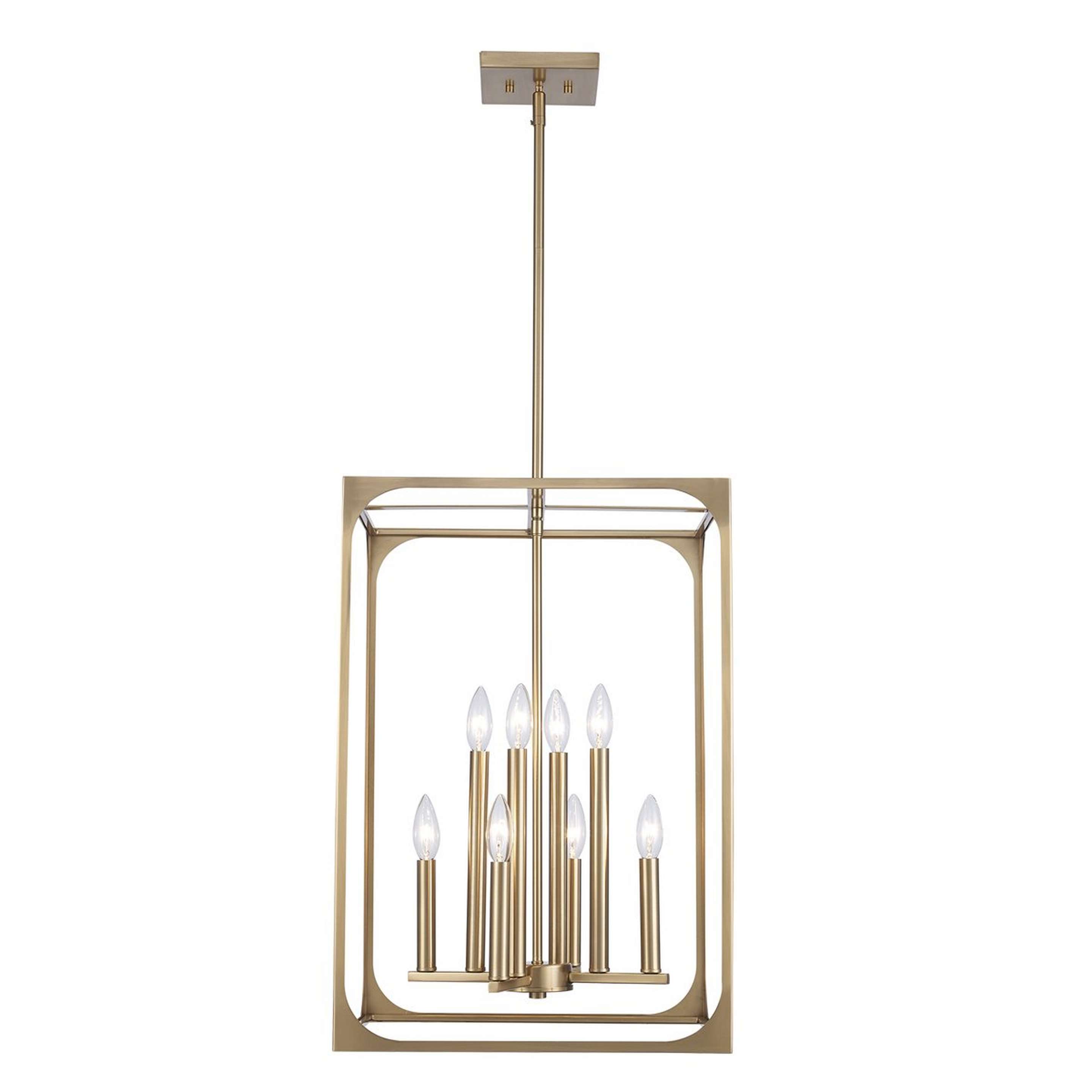 A Birkdale Lantern - 8 Light with Antique Gold color