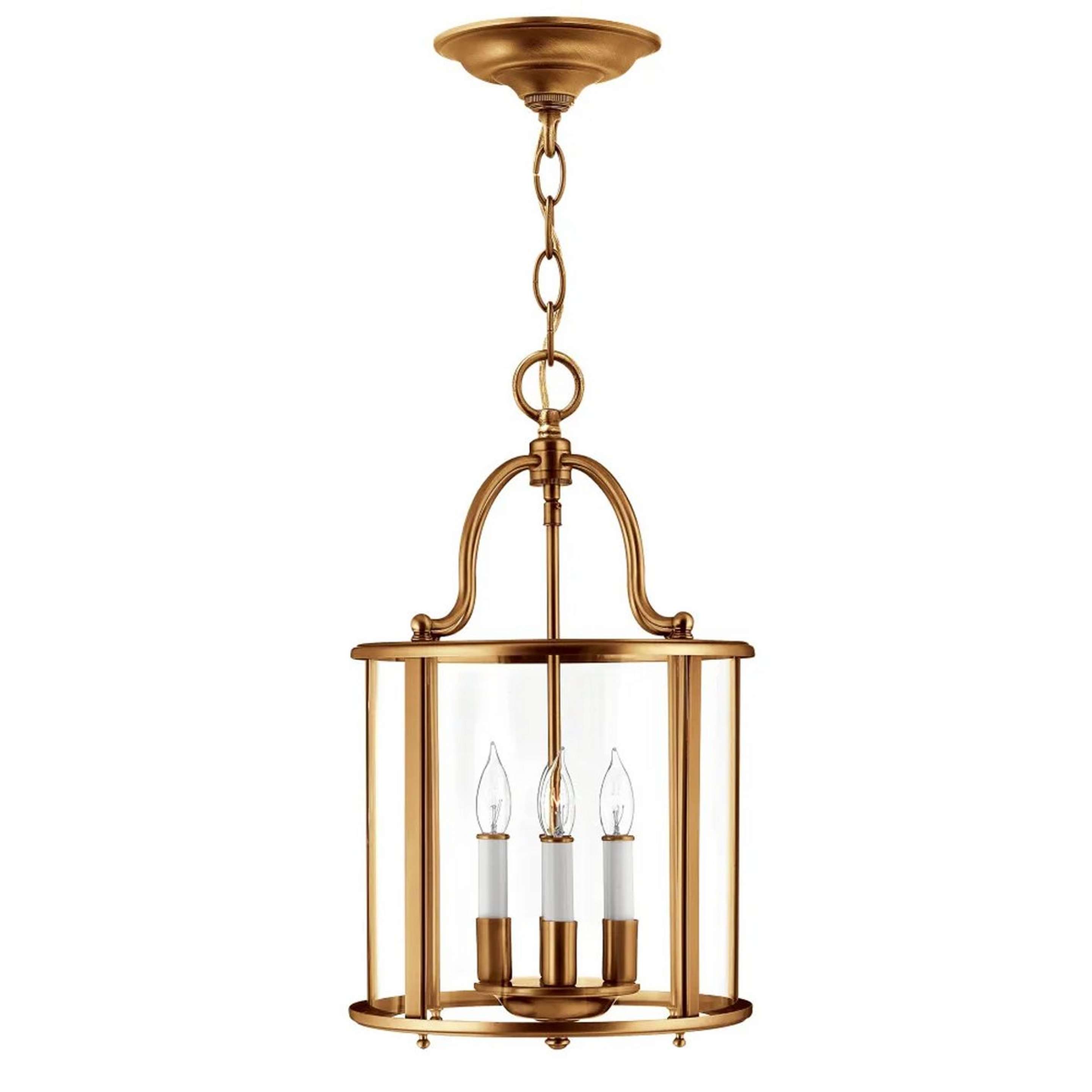 A Ellesmere Lantern with Brass / Clear Glass color