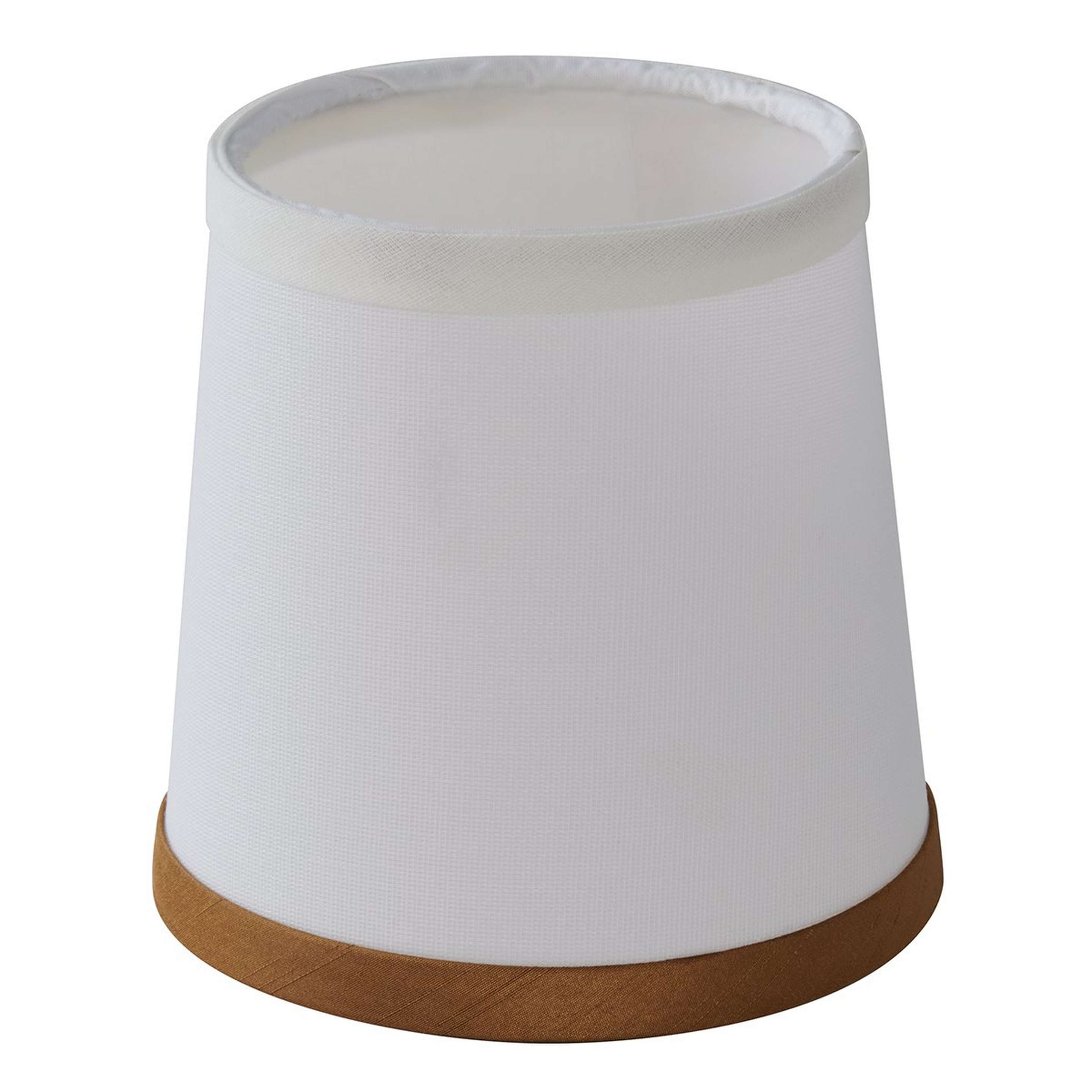 A 5" Contrast Trim Chandelier Shade with Cream / Gold color